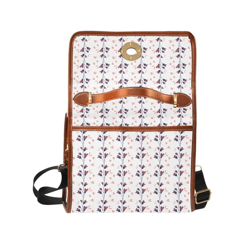 Floral Line Art Handbag