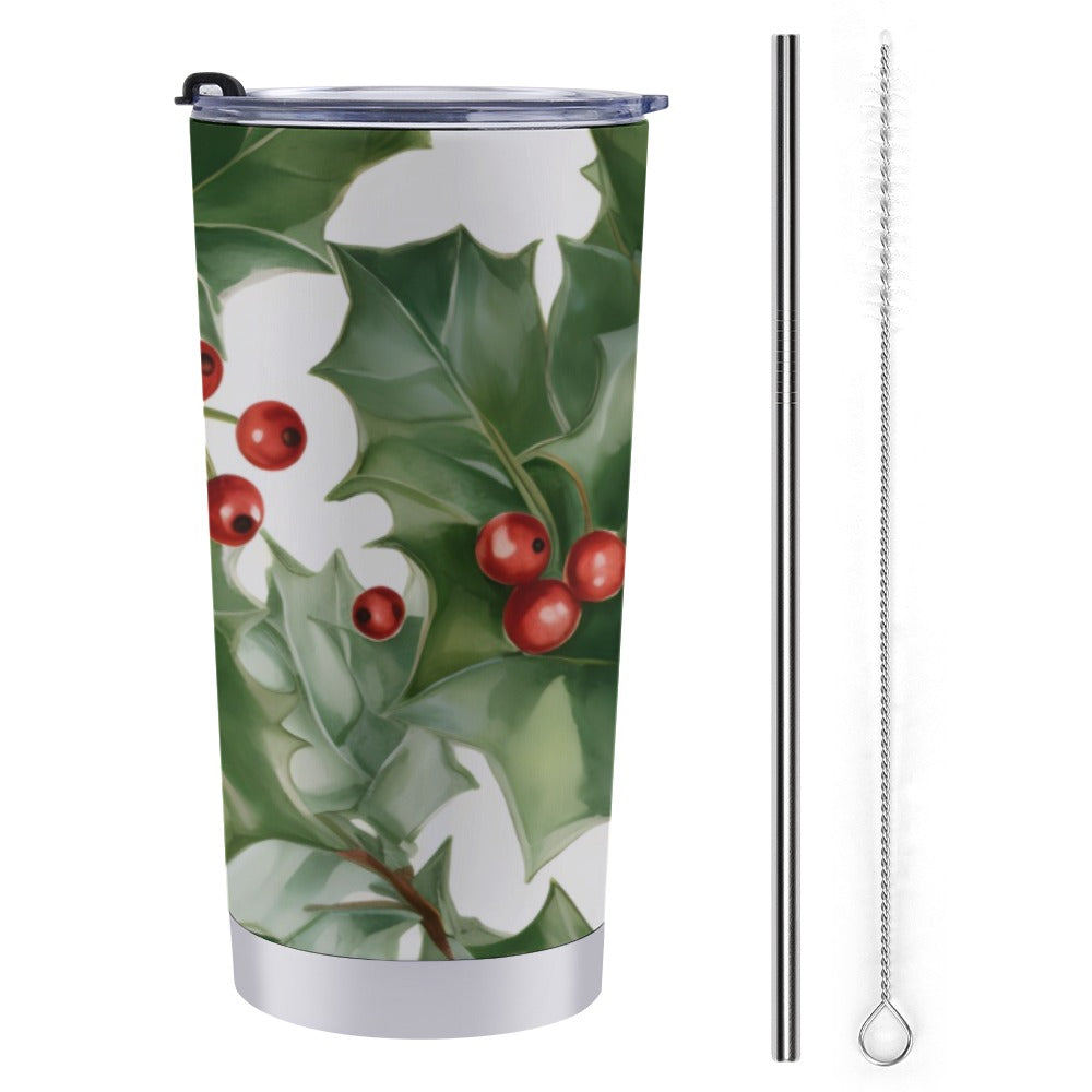 Holly Travel Mug, Holly Birth Month Travel Mug, Birth Month travel Mug, December Birth Month, Travel Coffee Mug 20 Oz
