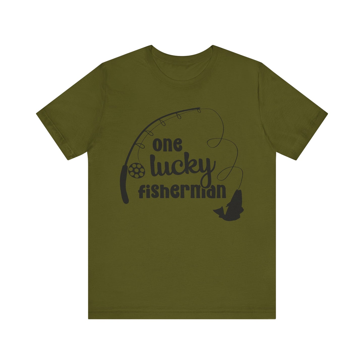 One Lucky Fisherman Unisex Jersey Short Sleeve Tee