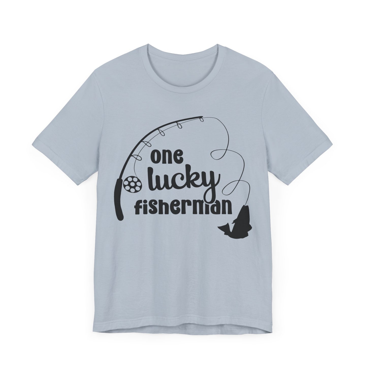 One Lucky Fisherman Unisex Jersey Short Sleeve Tee
