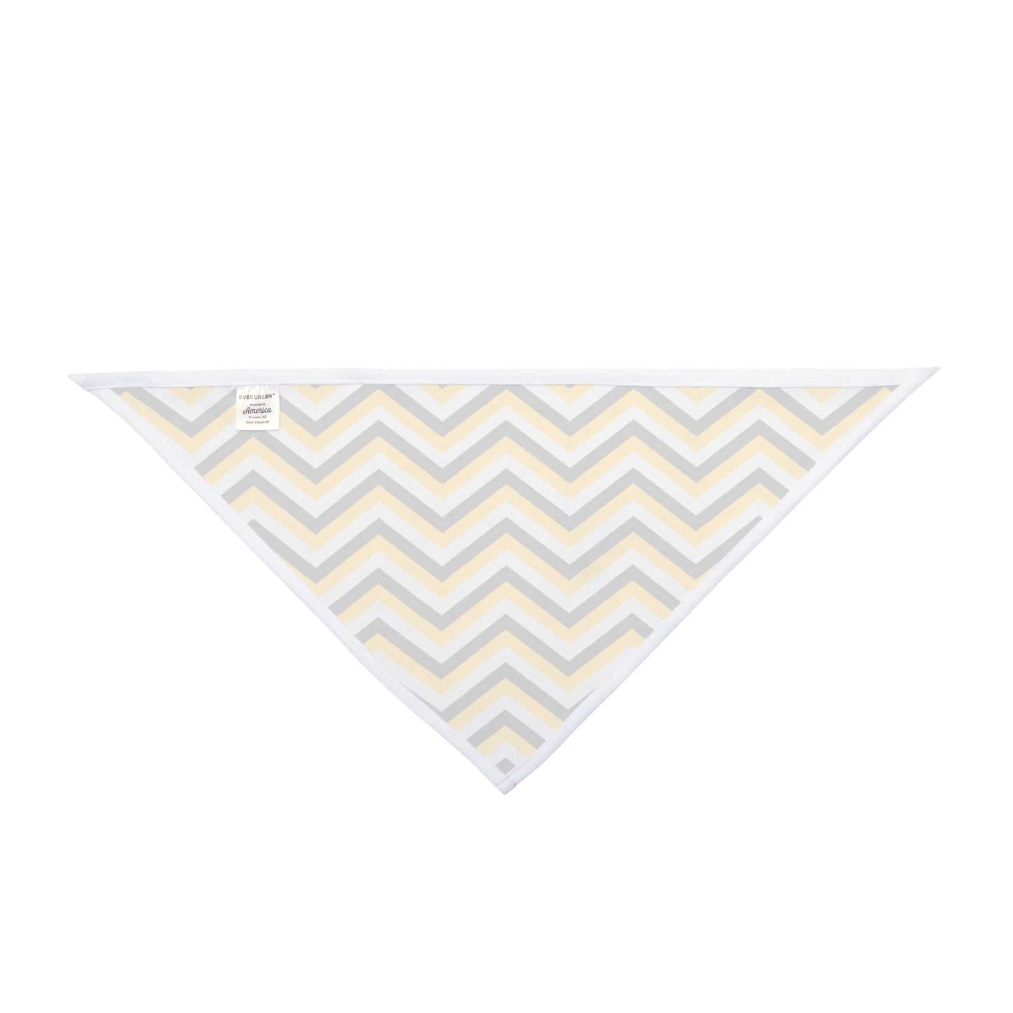 Black & Yellow Abstract Stripes Dog Bandana