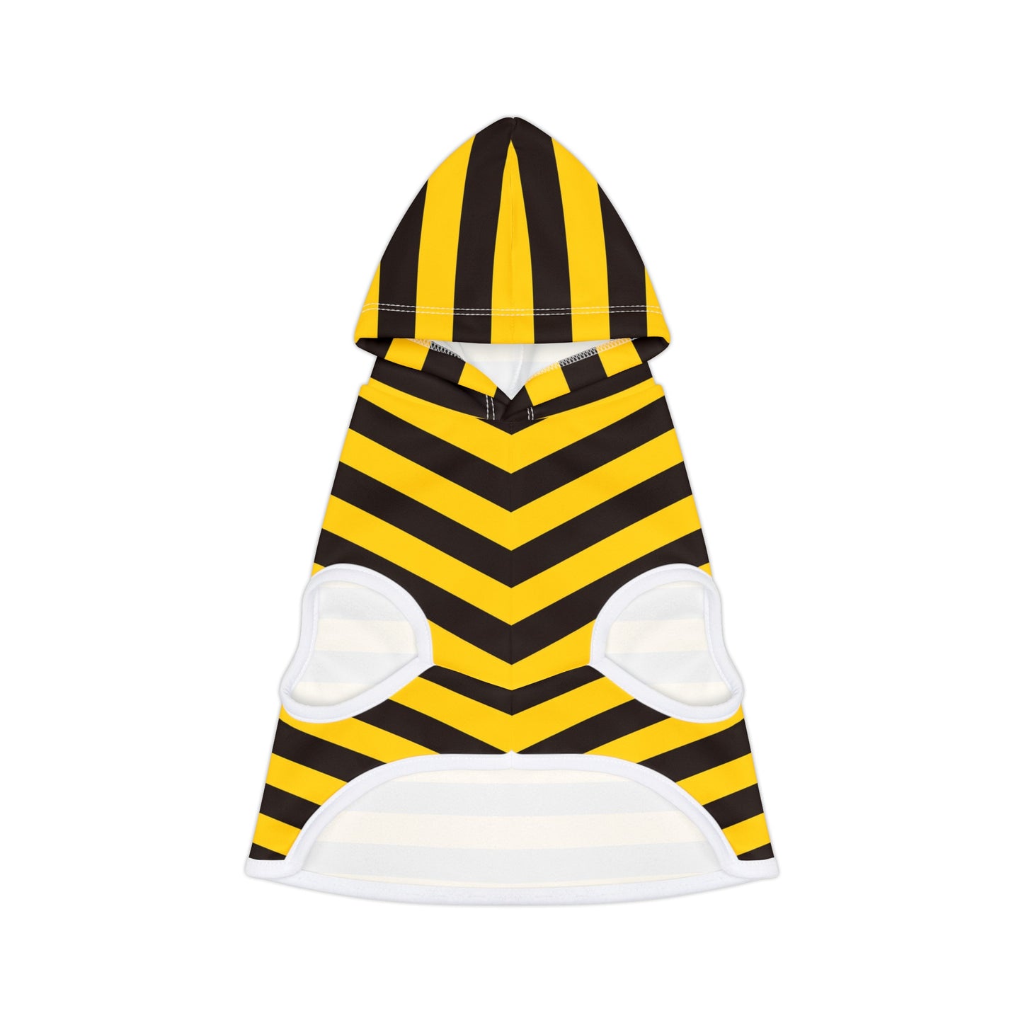 Black & Yellow Stripes Dog Hoodie