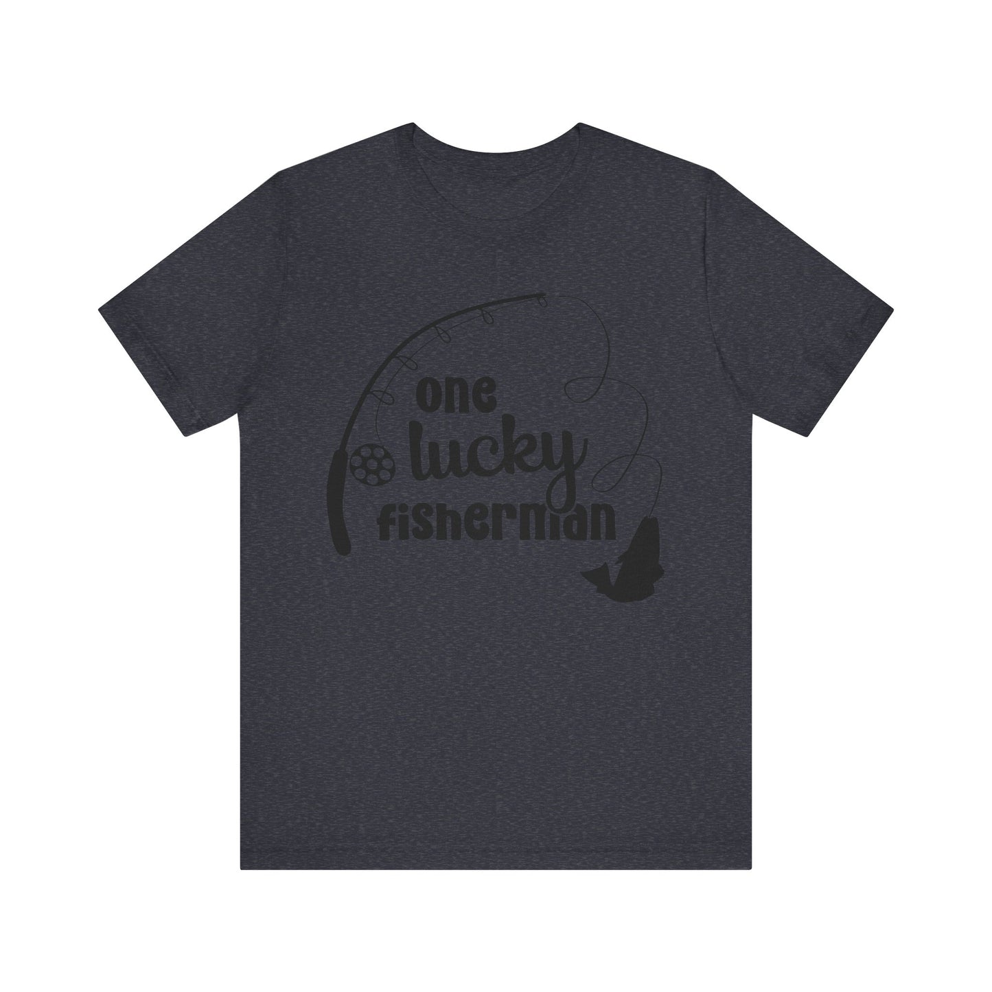 One Lucky Fisherman Unisex Jersey Short Sleeve Tee