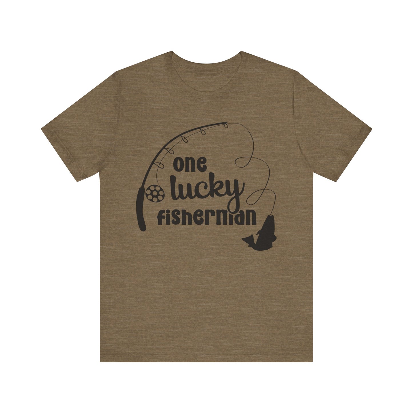 One Lucky Fisherman Unisex Jersey Short Sleeve Tee