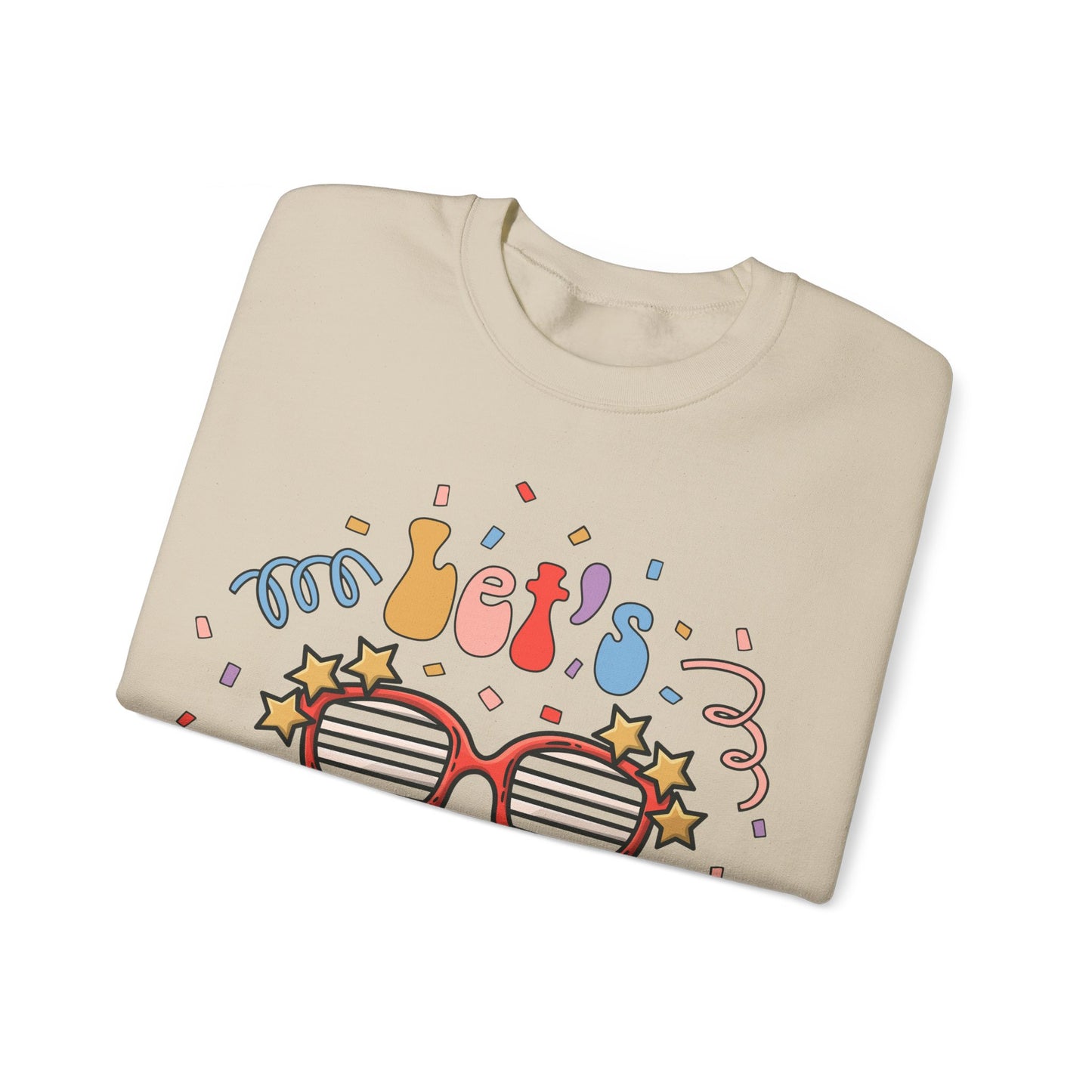 New Year Shirt, 2025 Happy New Year Sweatshirt, Happy New Year Shirt, New Years Shirt, 2025 , Let's Celebrate