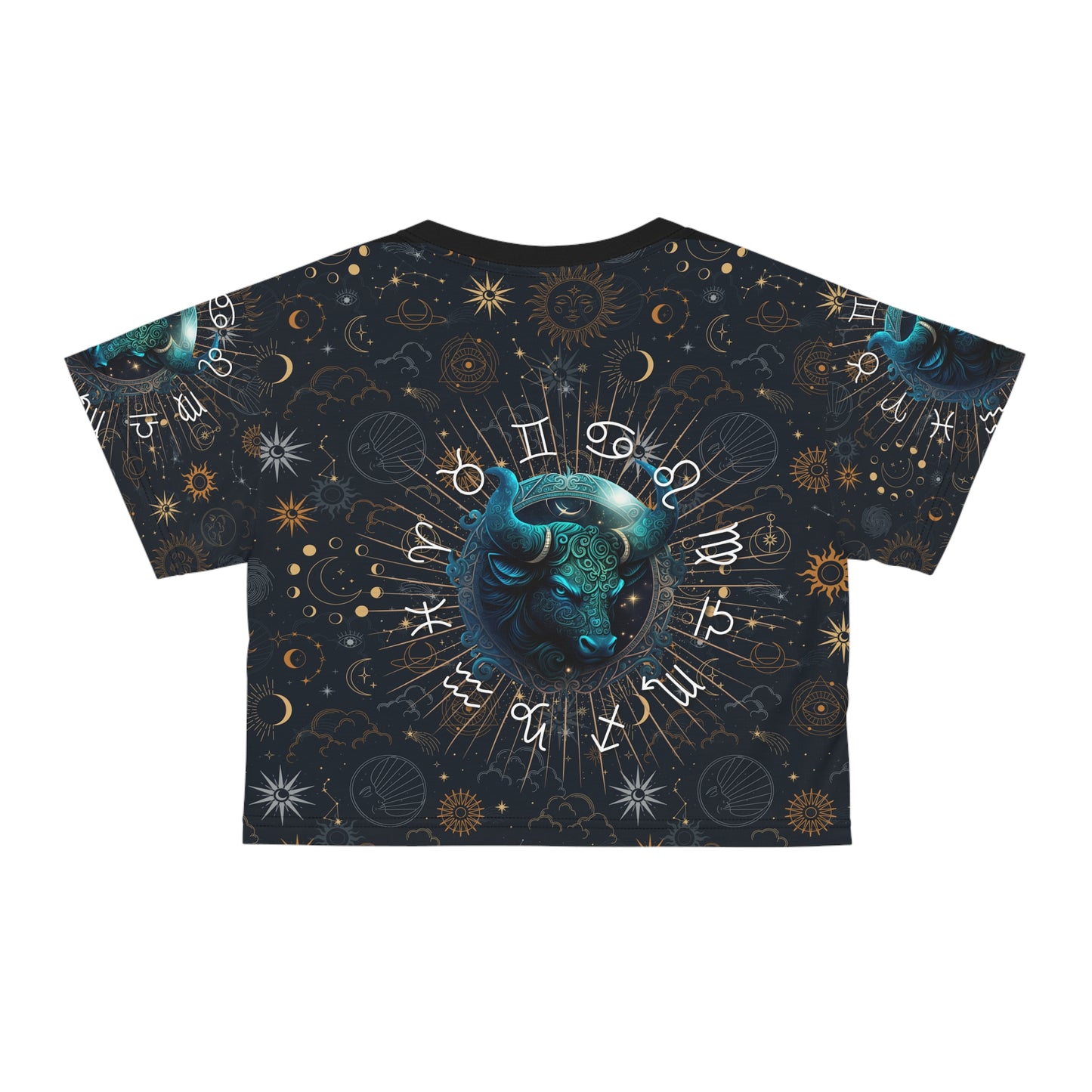 Taurus women's crop top, Taurus activewear, Taurus Zodiac Sign, Taurus Astrological, Taurus Gift, Taurus zodiac tee, Crop Tee, zodiac crop