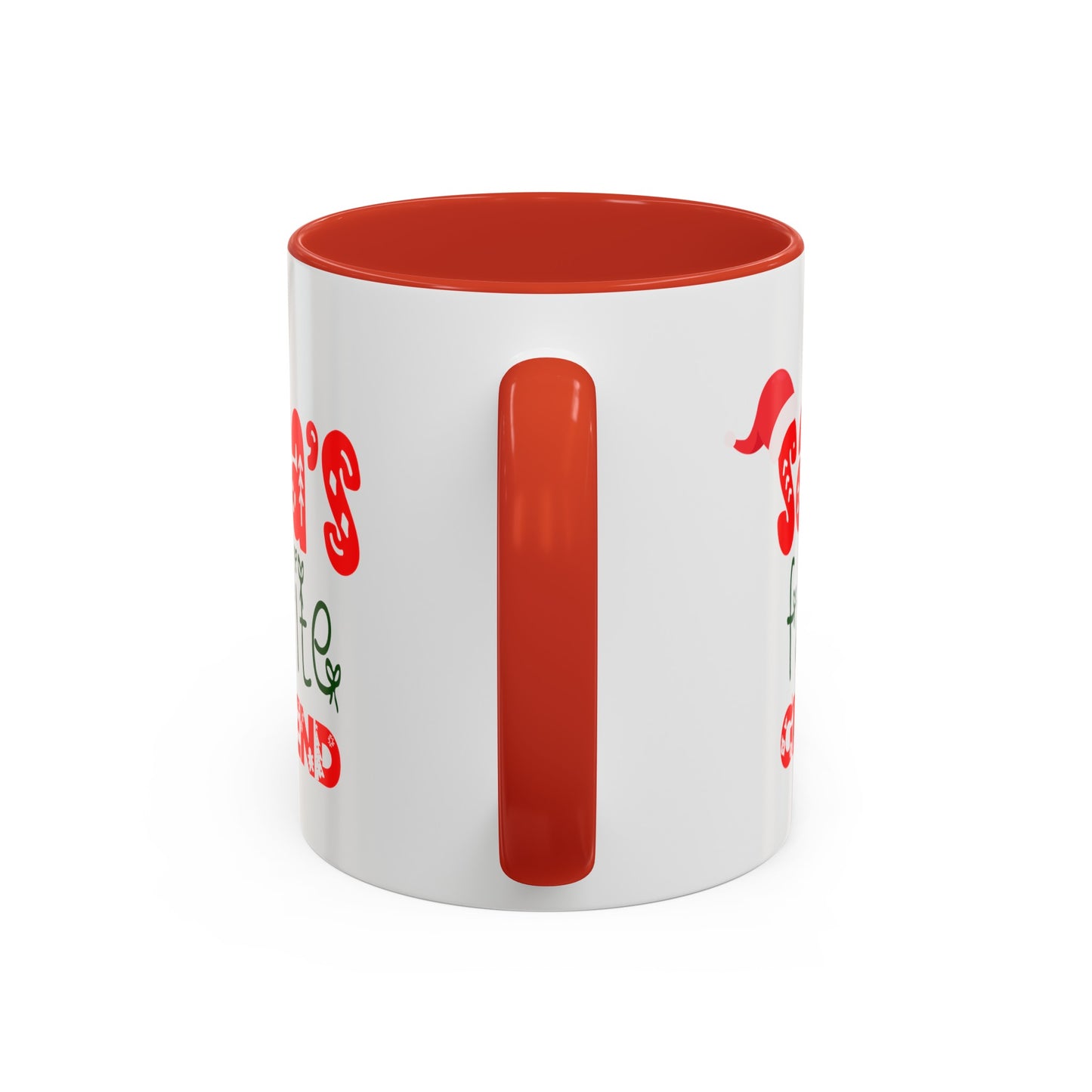 Santa's Favorite Girlfriend Accent Coffee Mug, 11oz