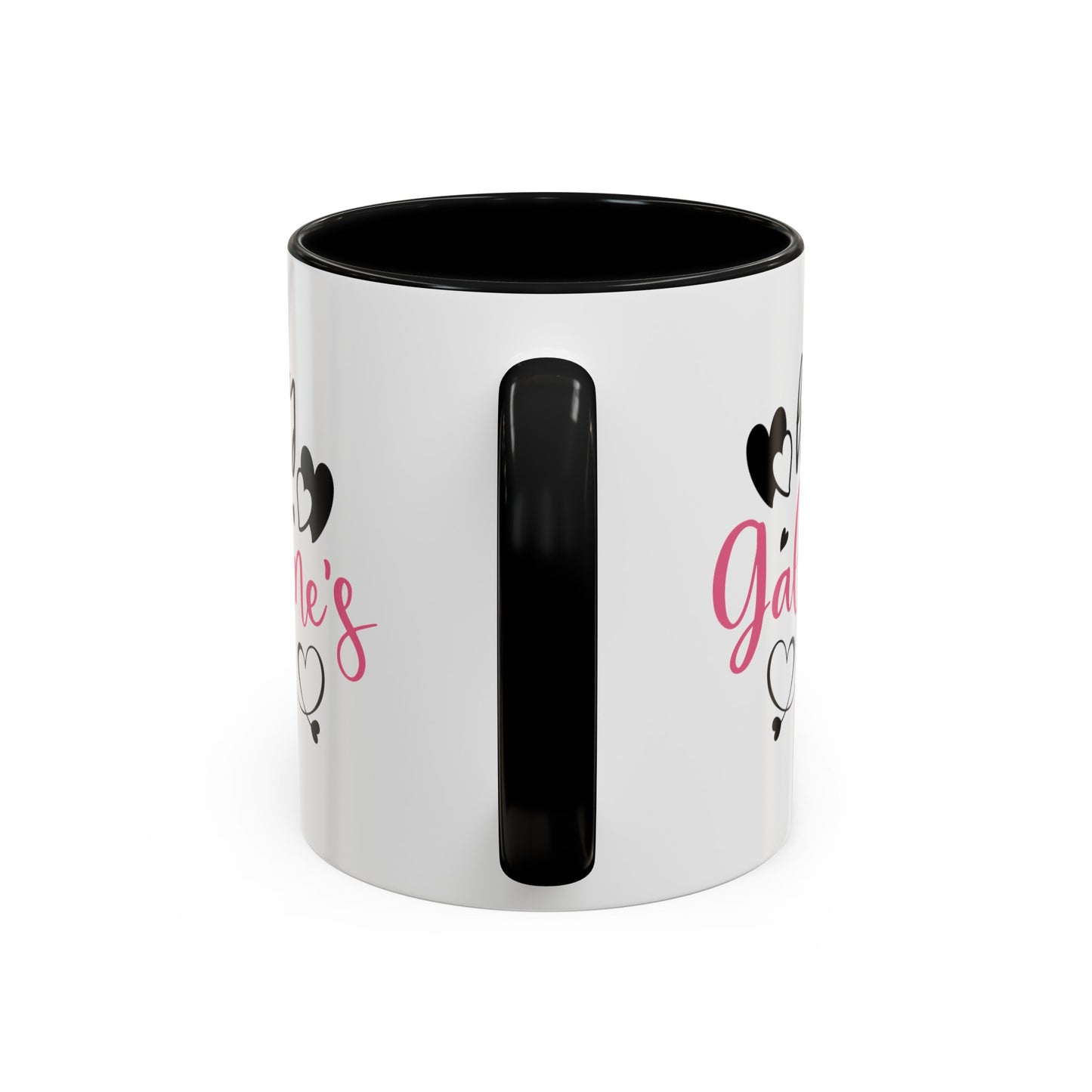 Happy Galentine's Day Black Mug