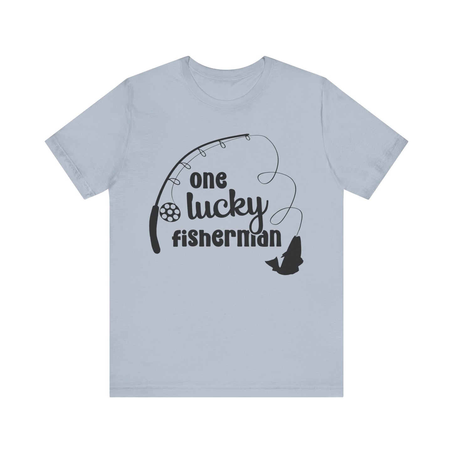 One Lucky Fisherman Unisex Jersey Short Sleeve Tee