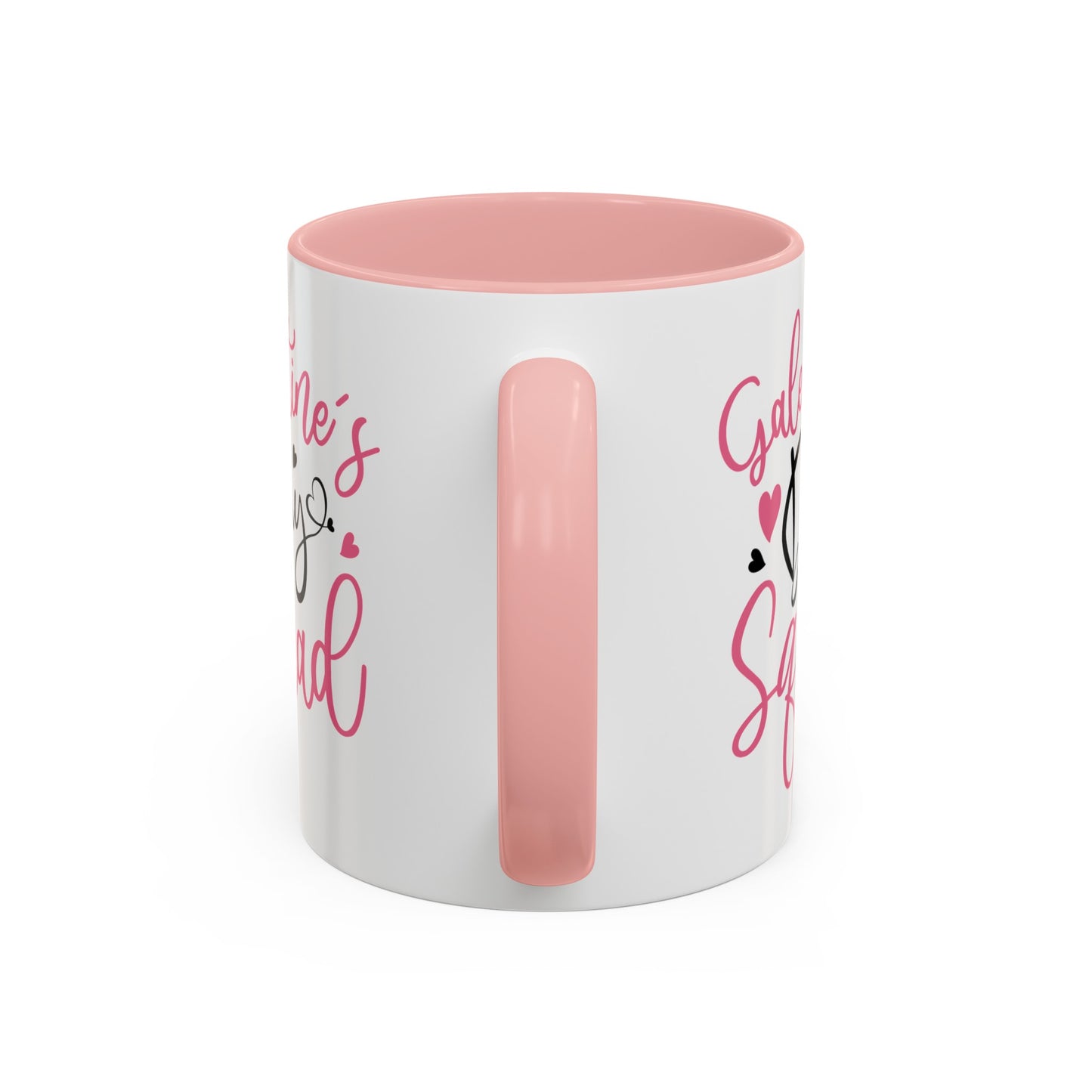 Galentine's Day Squad Accent Coffee Mug, 11oz