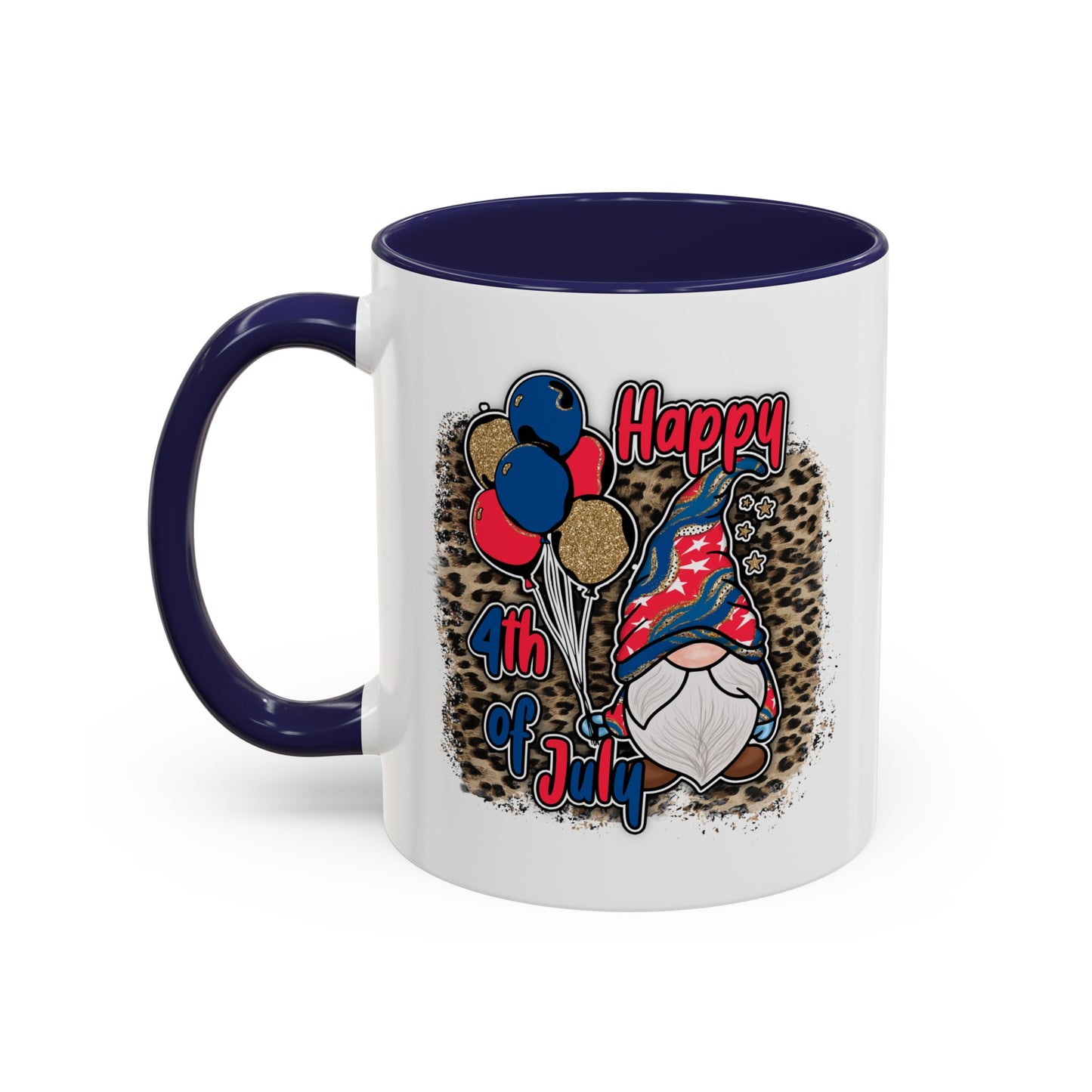 Happy 4th July Accent Coffee Mug, 11oz