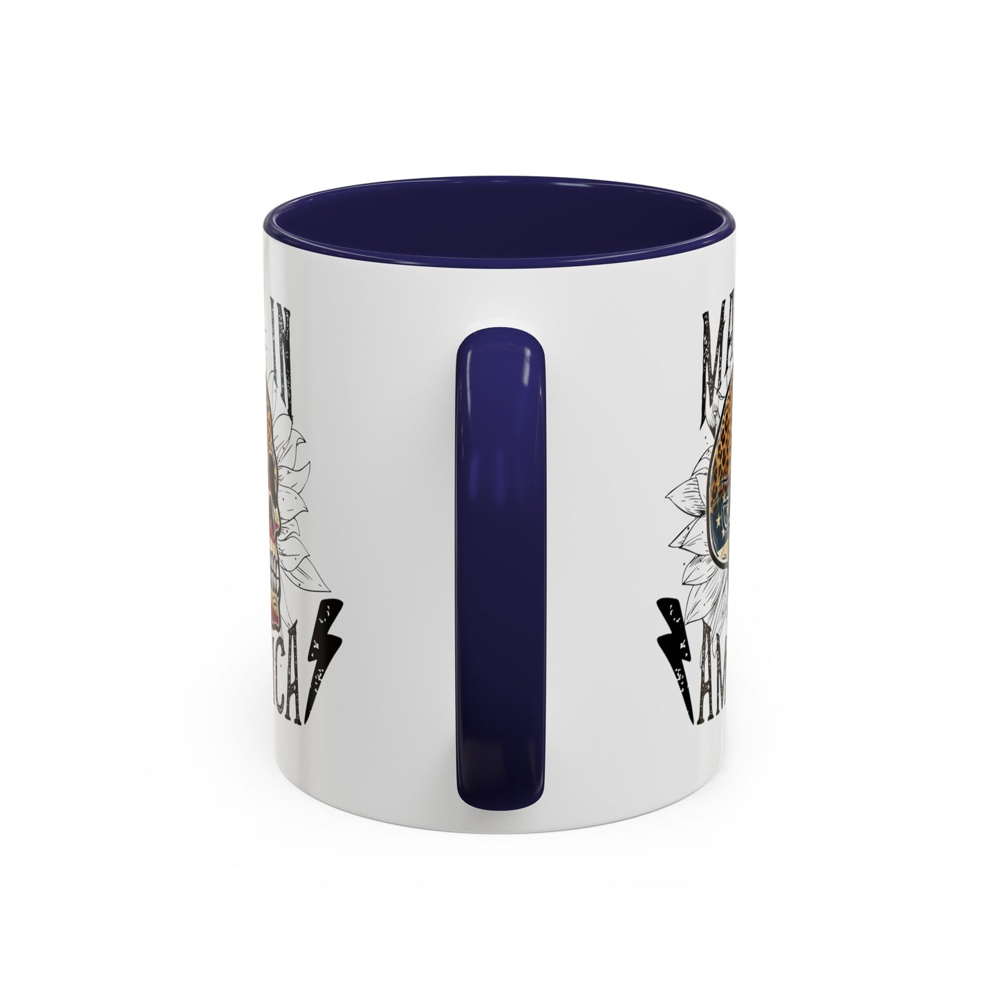 Made In America Skull Accent Coffee Mug, 11oz