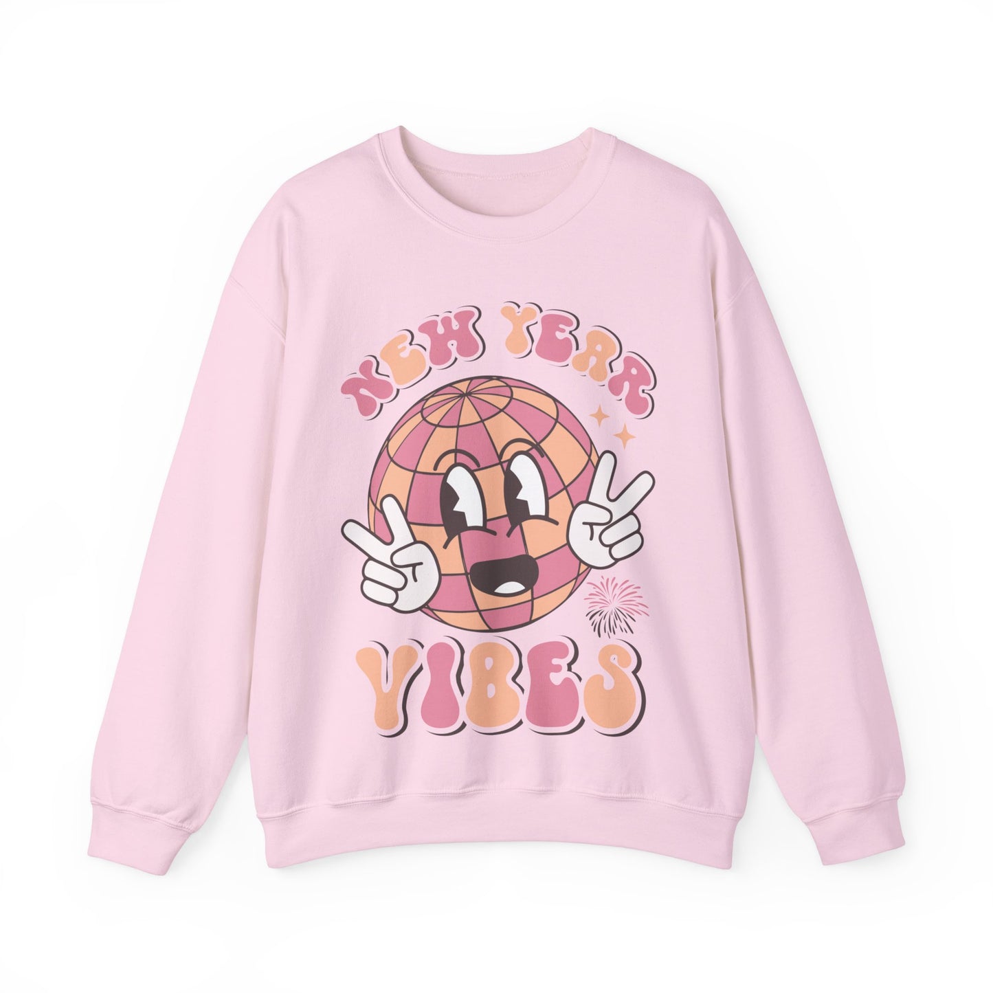 Happy New Year Sweatshirt, Retro New Year Shirt, 2025 Sweatshirt, New Year's Eve Shirt, Holiday Apparel, Trendy New Year 2025 Crewneck, New Year Vibes