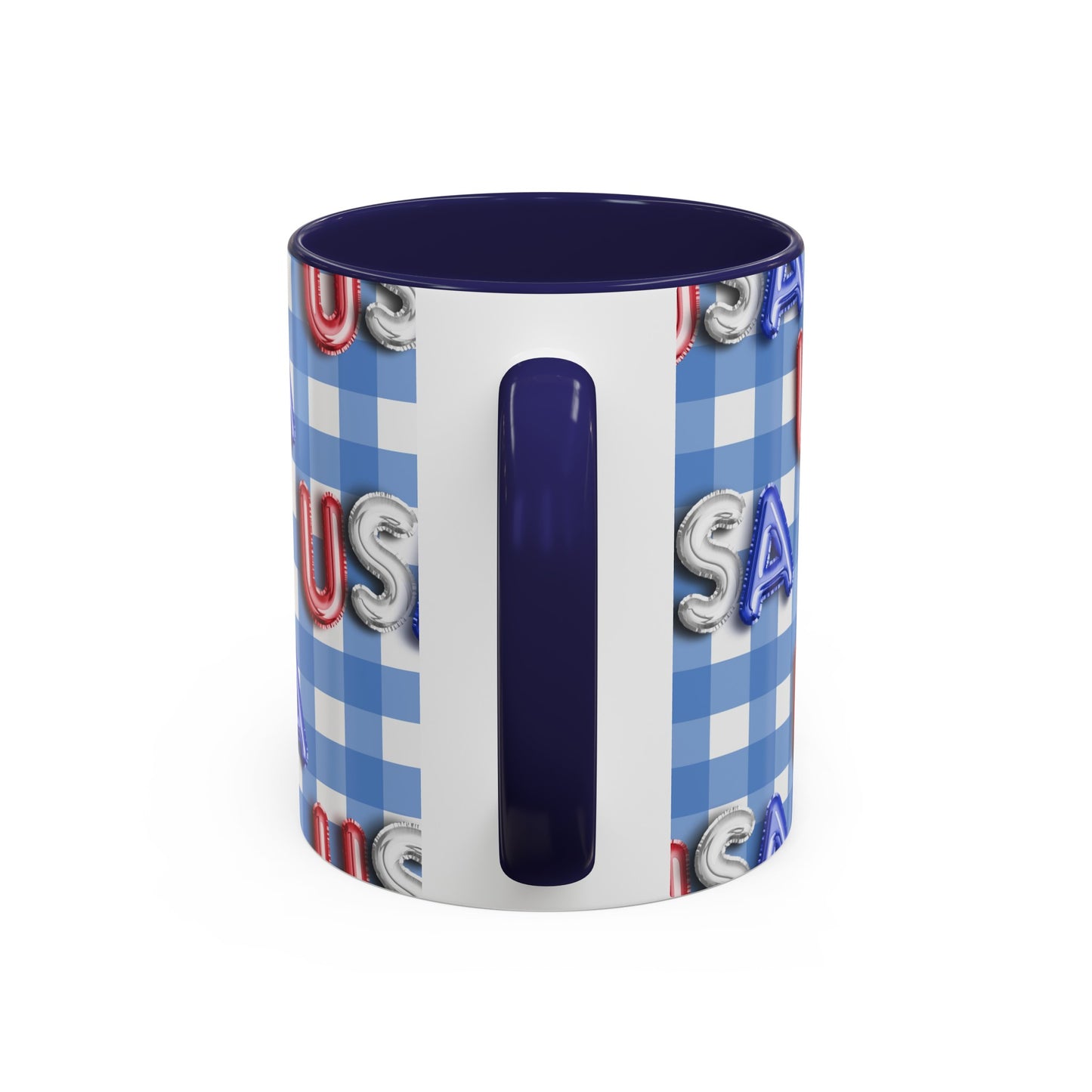 American Flag USA Balloon Themed Accent Coffee Mug, 11oz