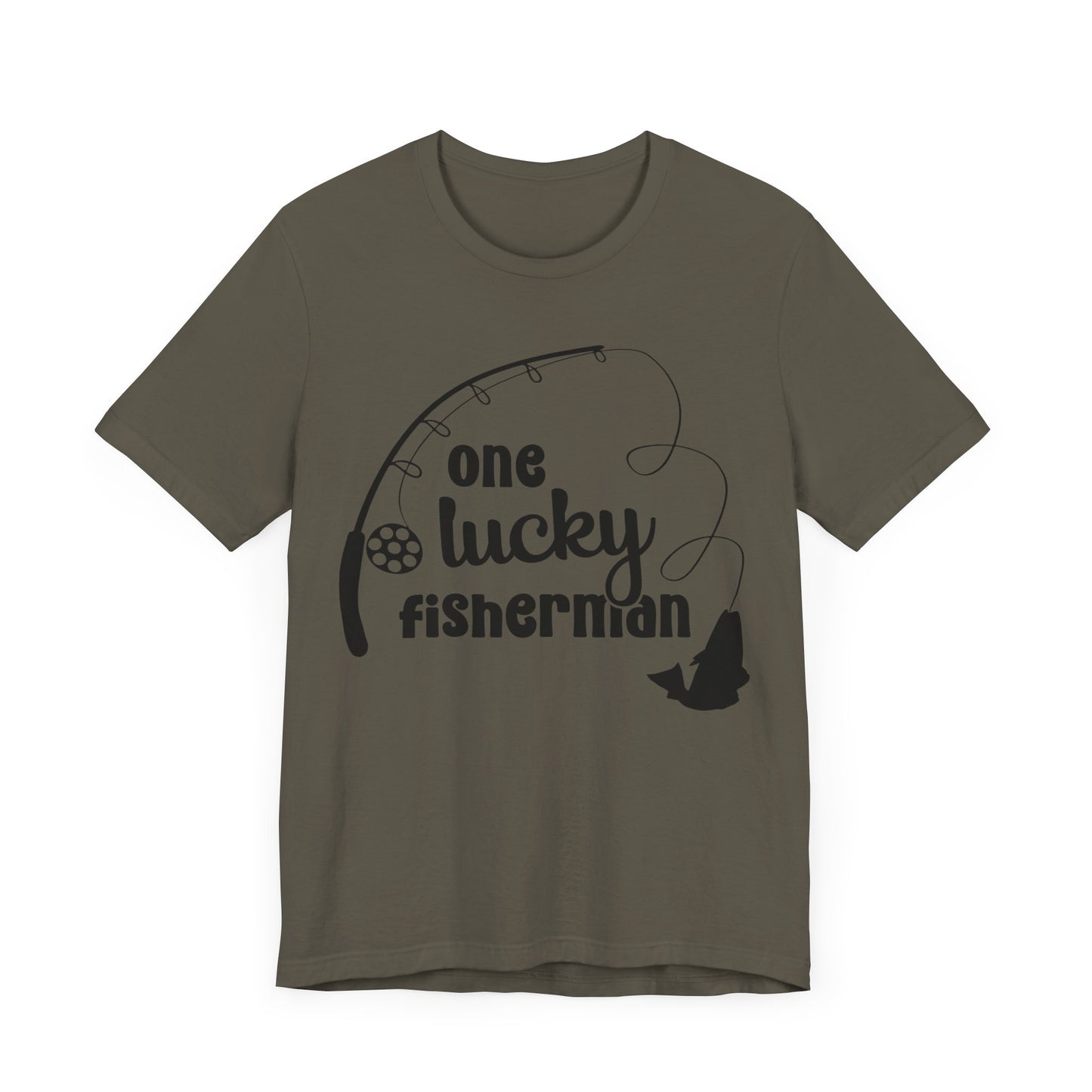One Lucky Fisherman Unisex Jersey Short Sleeve Tee
