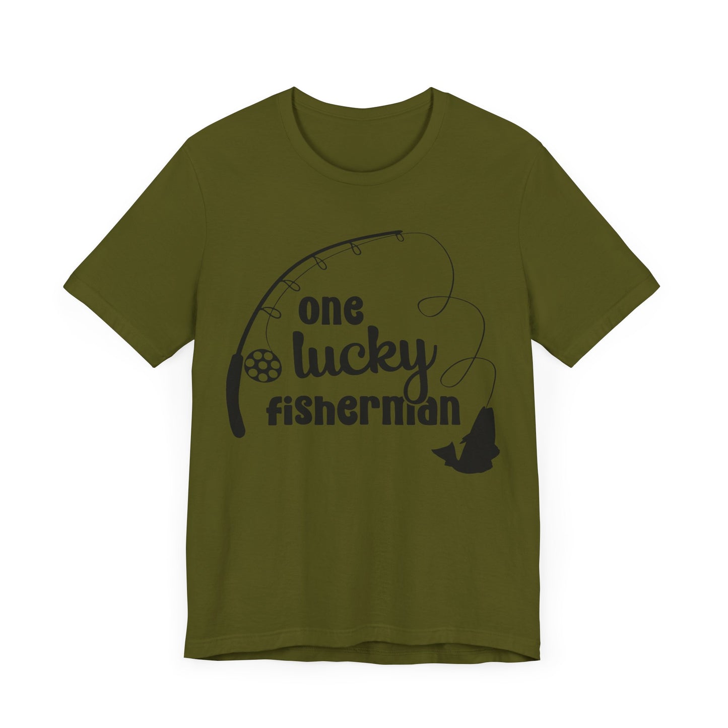 One Lucky Fisherman Unisex Jersey Short Sleeve Tee