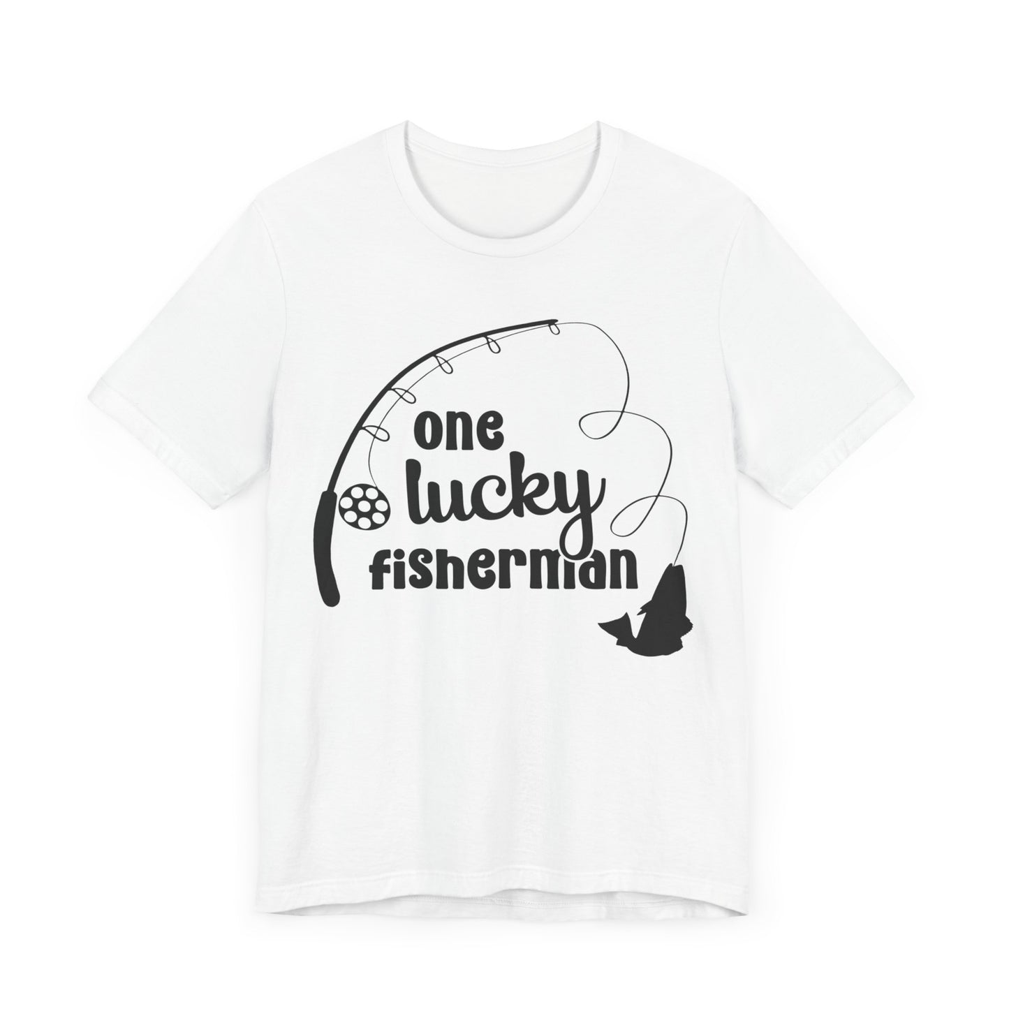 One Lucky Fisherman Unisex Jersey Short Sleeve Tee