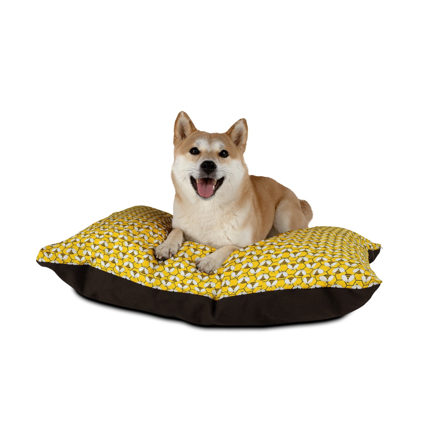 Yellow Bees Dog Bed