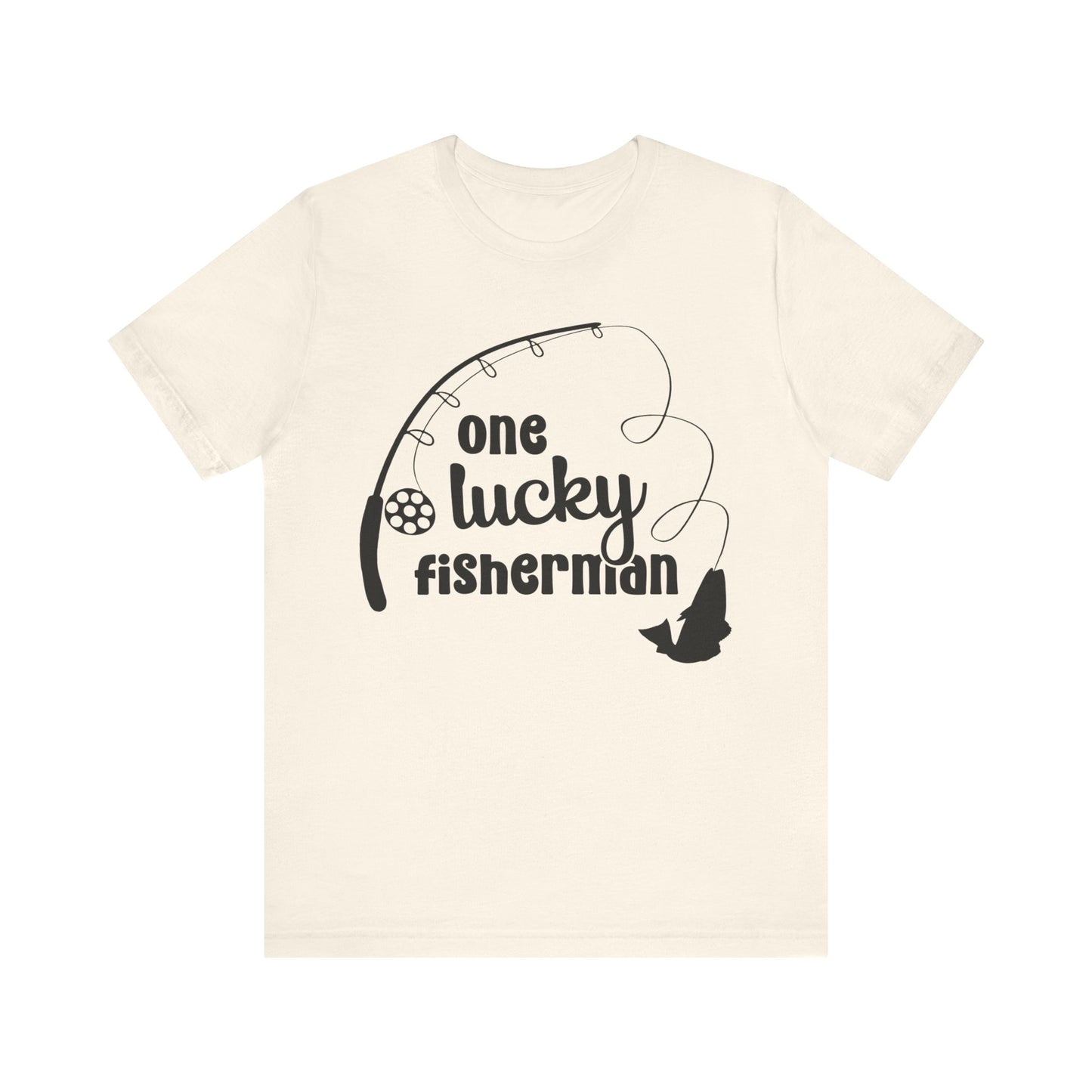 One Lucky Fisherman Unisex Jersey Short Sleeve Tee
