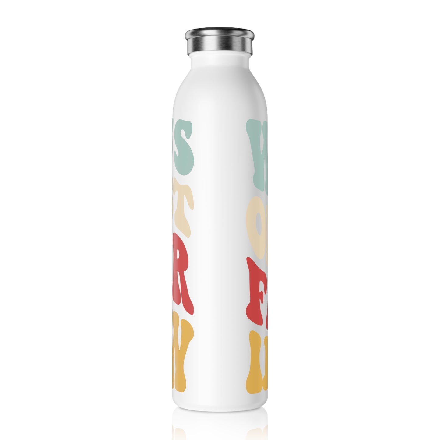 World's Greatest Okayest Father-In-Law 20oz Slim Water Bottle