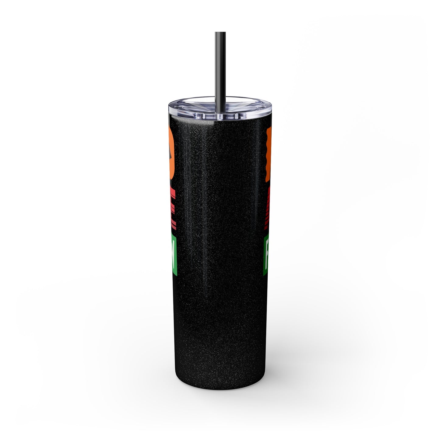 Nacho Average Father-In-Law Skinny Tumbler with Straw, 20oz