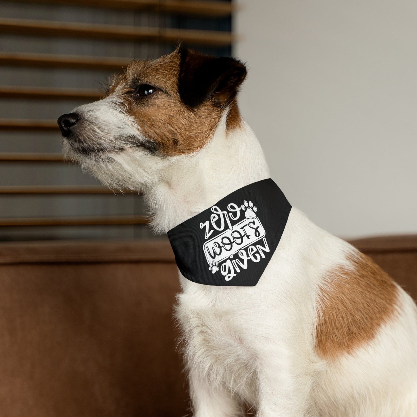 Zero Woofs Given Pet Bandana Collar