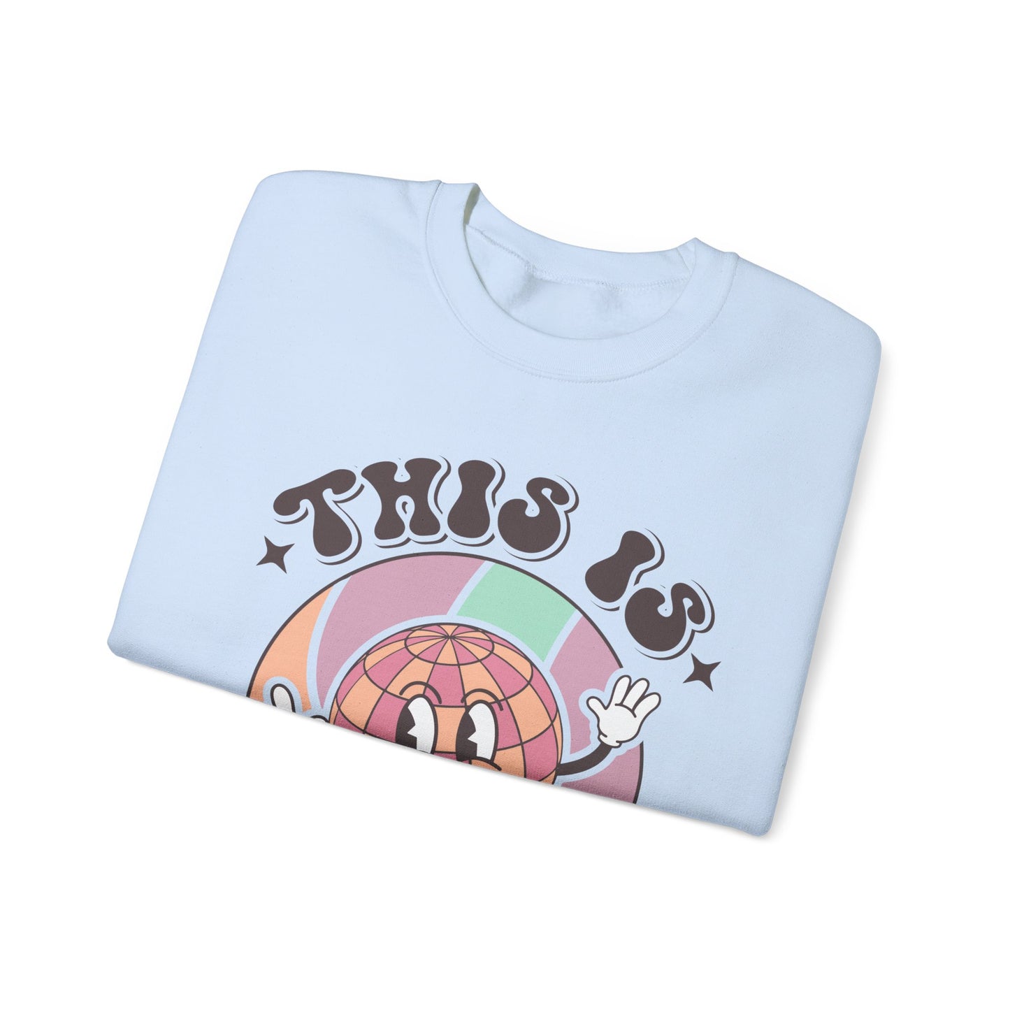 Happy New Year Sweatshirt, Retro New Year Shirt, 2025 Sweatshirt, New Year's Eve Shirt, Holiday Apparel, Trendy New Year 2025 Crewneck, This is My Year