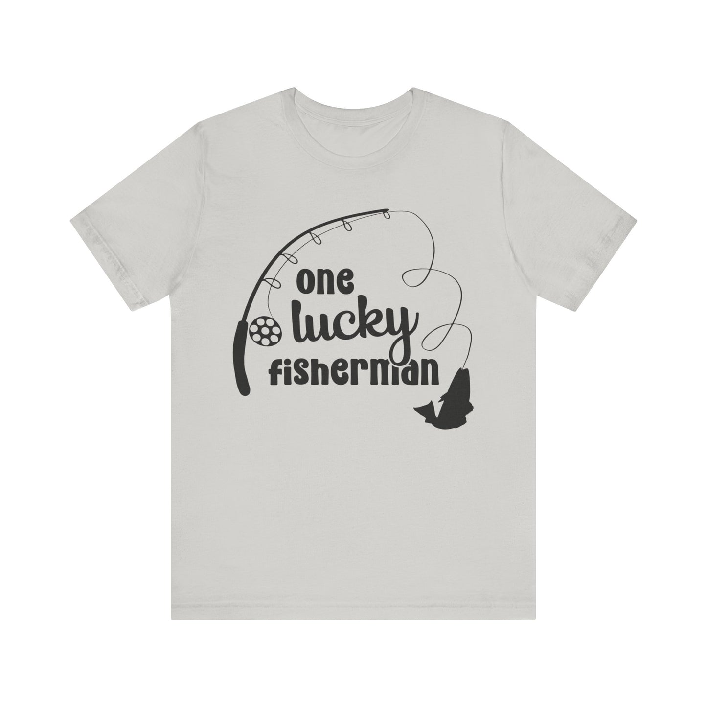One Lucky Fisherman Unisex Jersey Short Sleeve Tee