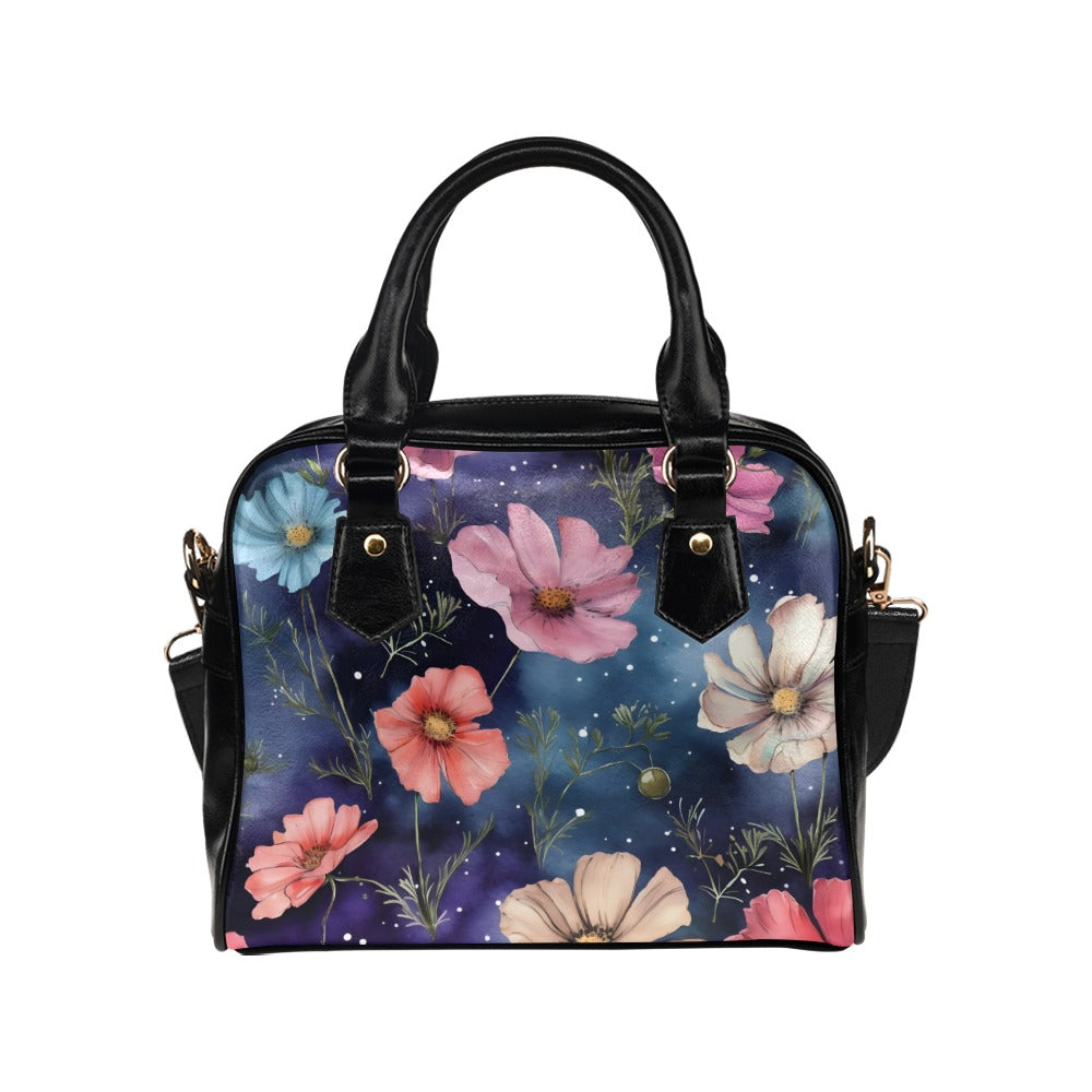 Cosmos Print Bag, Cosmos Birth Month Handbag, Birth Month Bag, October Birth Month Bag, Shoulder Handbag