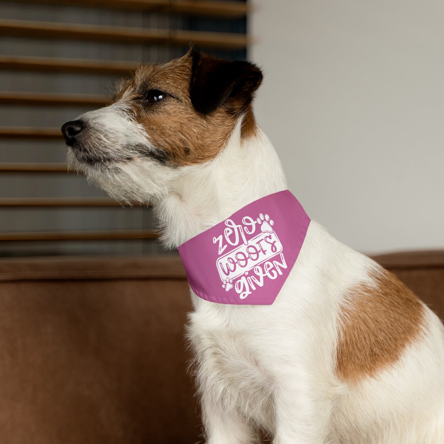 Zero Woofs Given Pet Bandana Collar