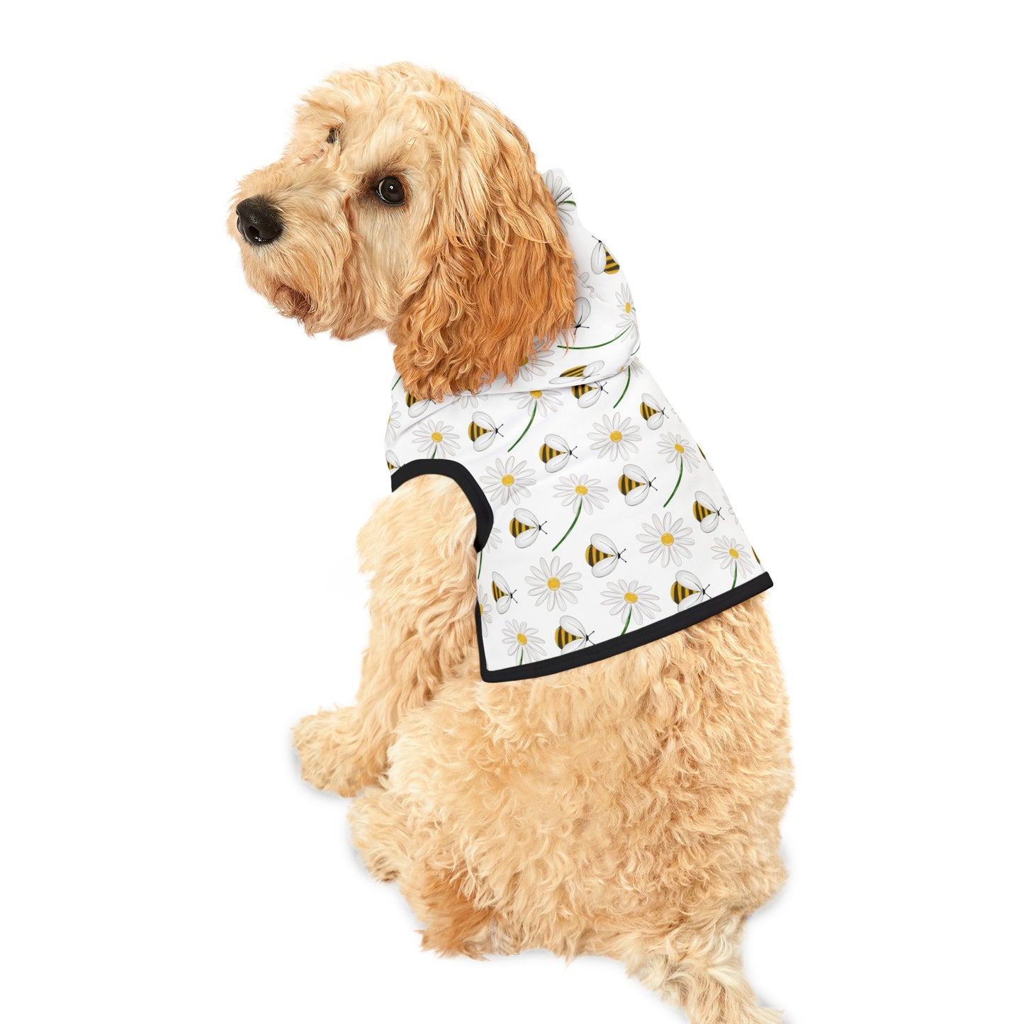 Bees & Daisies Dog Hoodie