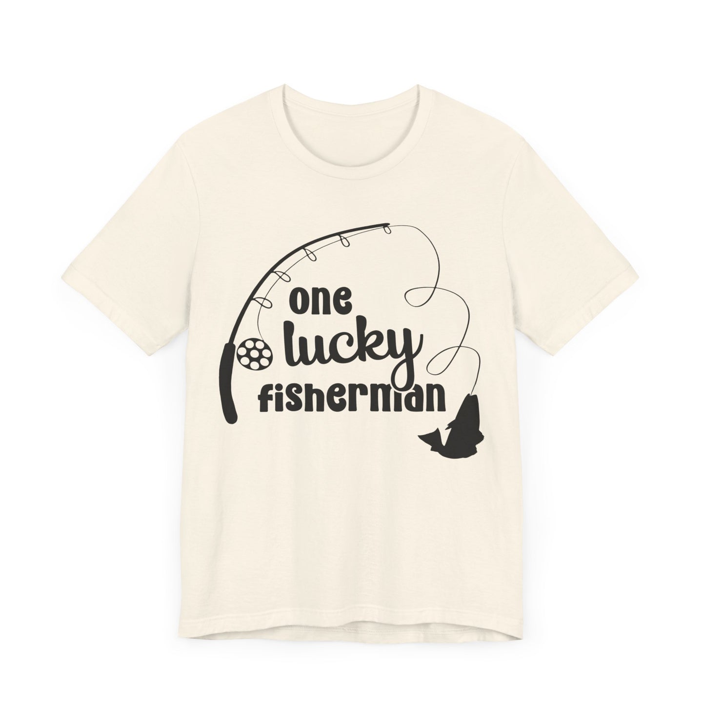 One Lucky Fisherman Unisex Jersey Short Sleeve Tee