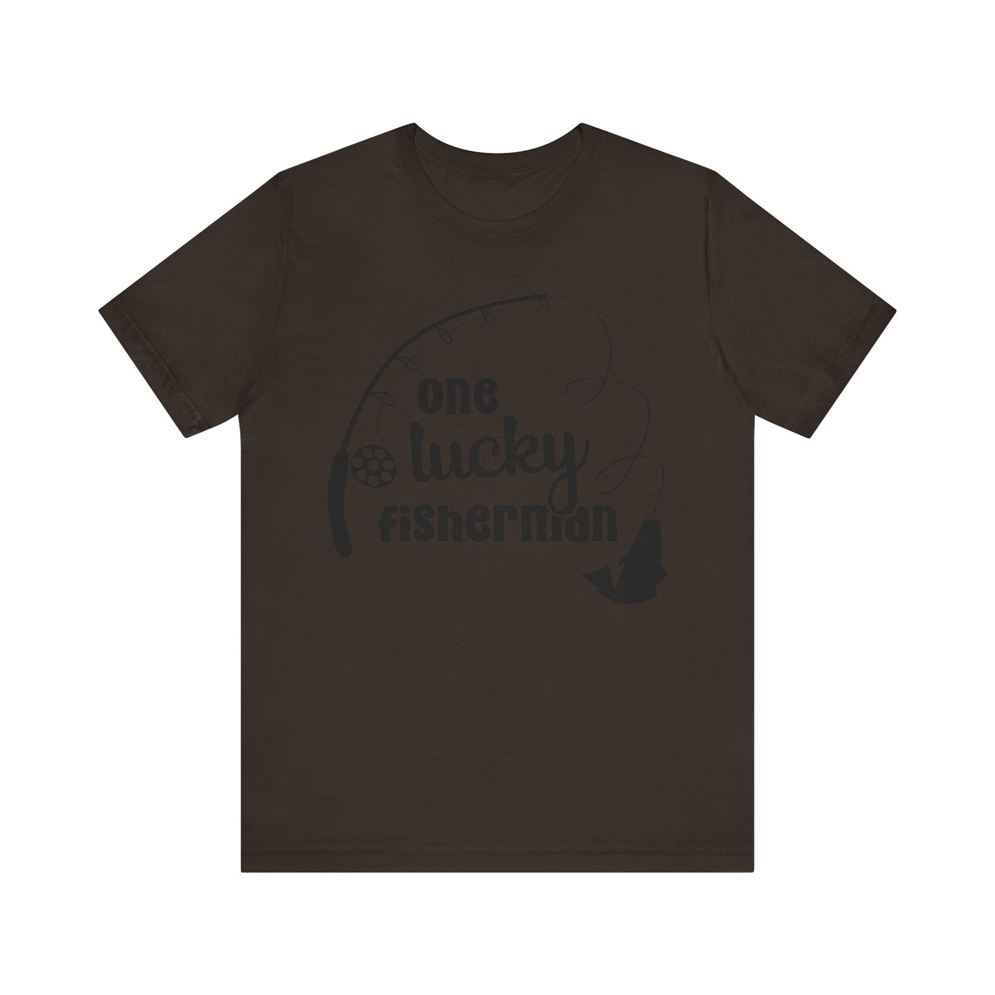 One Lucky Fisherman Unisex Jersey Short Sleeve Tee