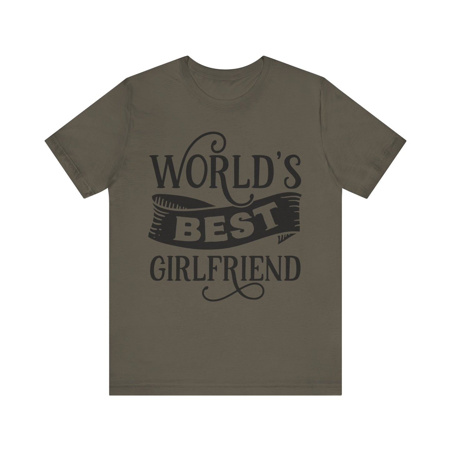 World's Best Girlfriend Unisex Jersey Short Sleeve Tee