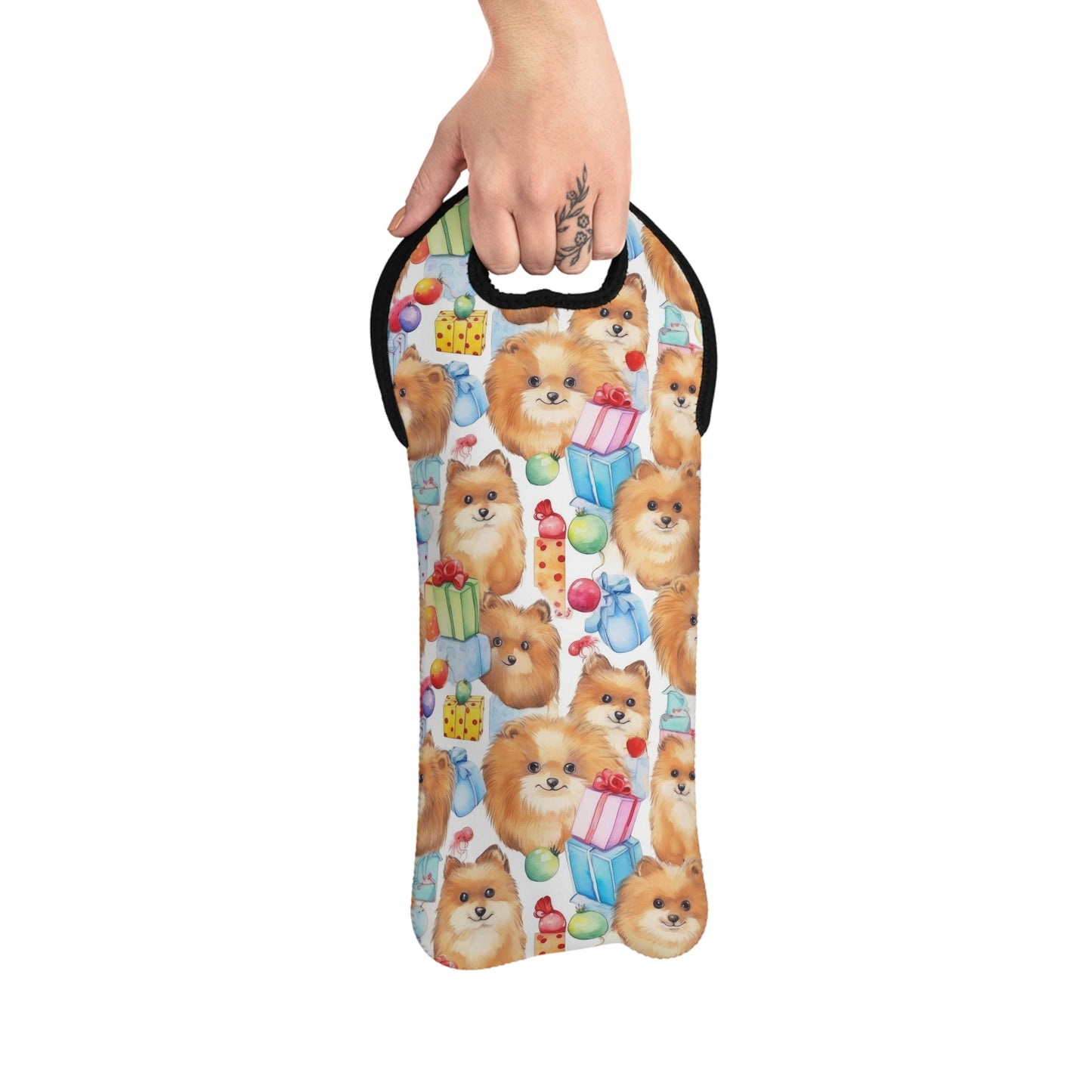 Pomeranian Wine Tote Bag