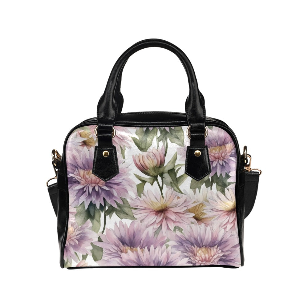 Aster Print Bag, Aster Birth Month Handbag, Birth Month Bag, September Birth Month Bag, Shoulder Handbag