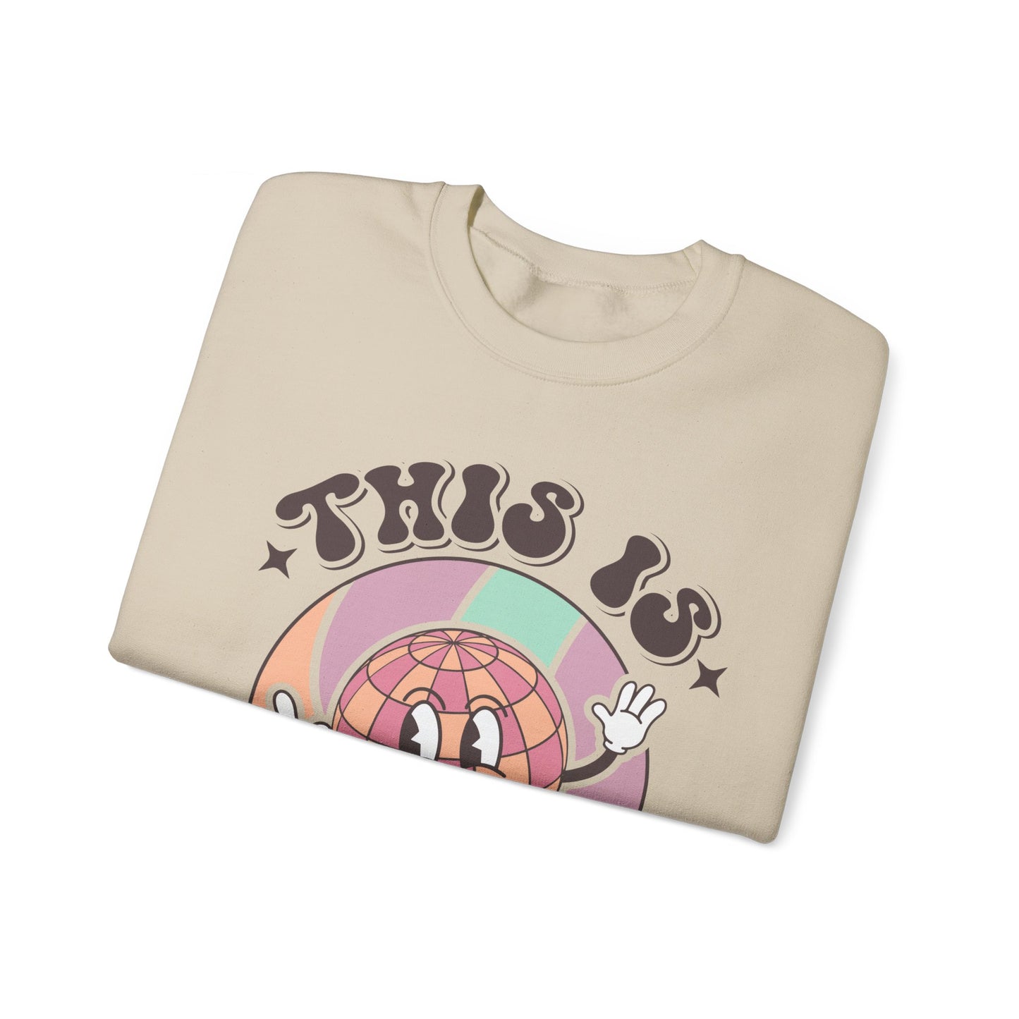 Happy New Year Sweatshirt, Retro New Year Shirt, 2025 Sweatshirt, New Year's Eve Shirt, Holiday Apparel, Trendy New Year 2025 Crewneck, This is My Year