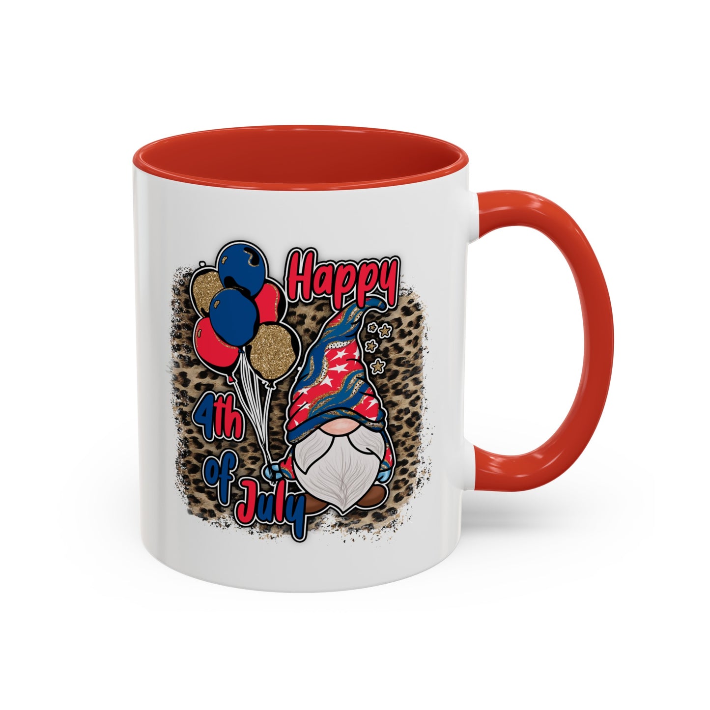 Happy 4th July Accent Coffee Mug, 11oz