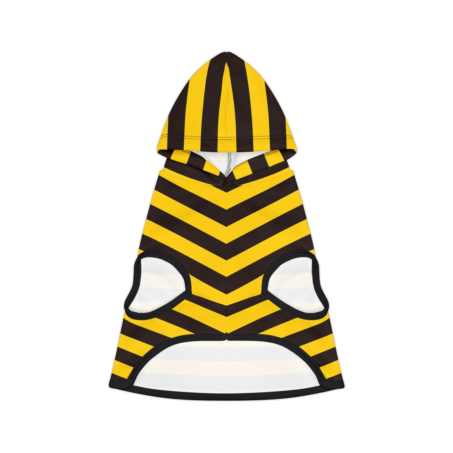 Black & Yellow Stripes Dog Hoodie