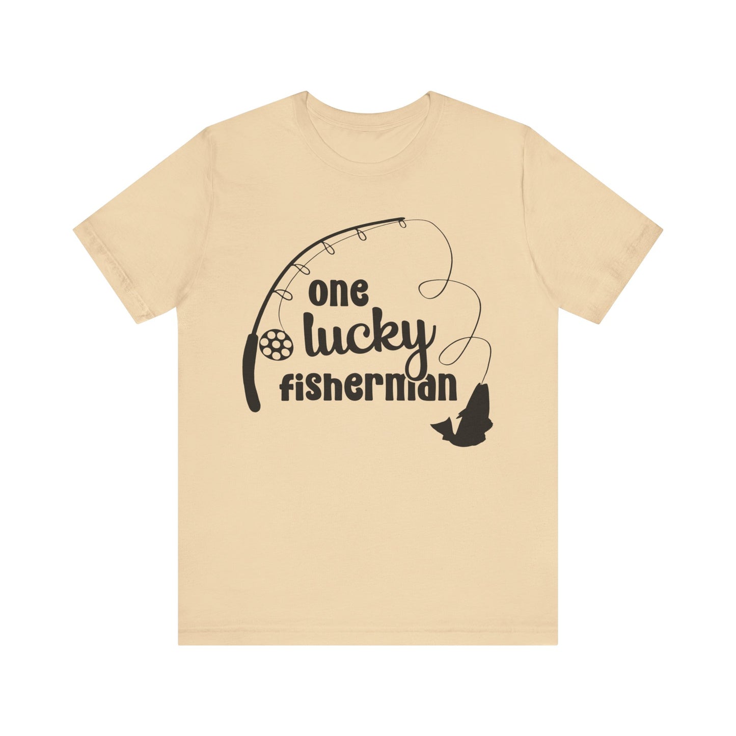 One Lucky Fisherman Unisex Jersey Short Sleeve Tee