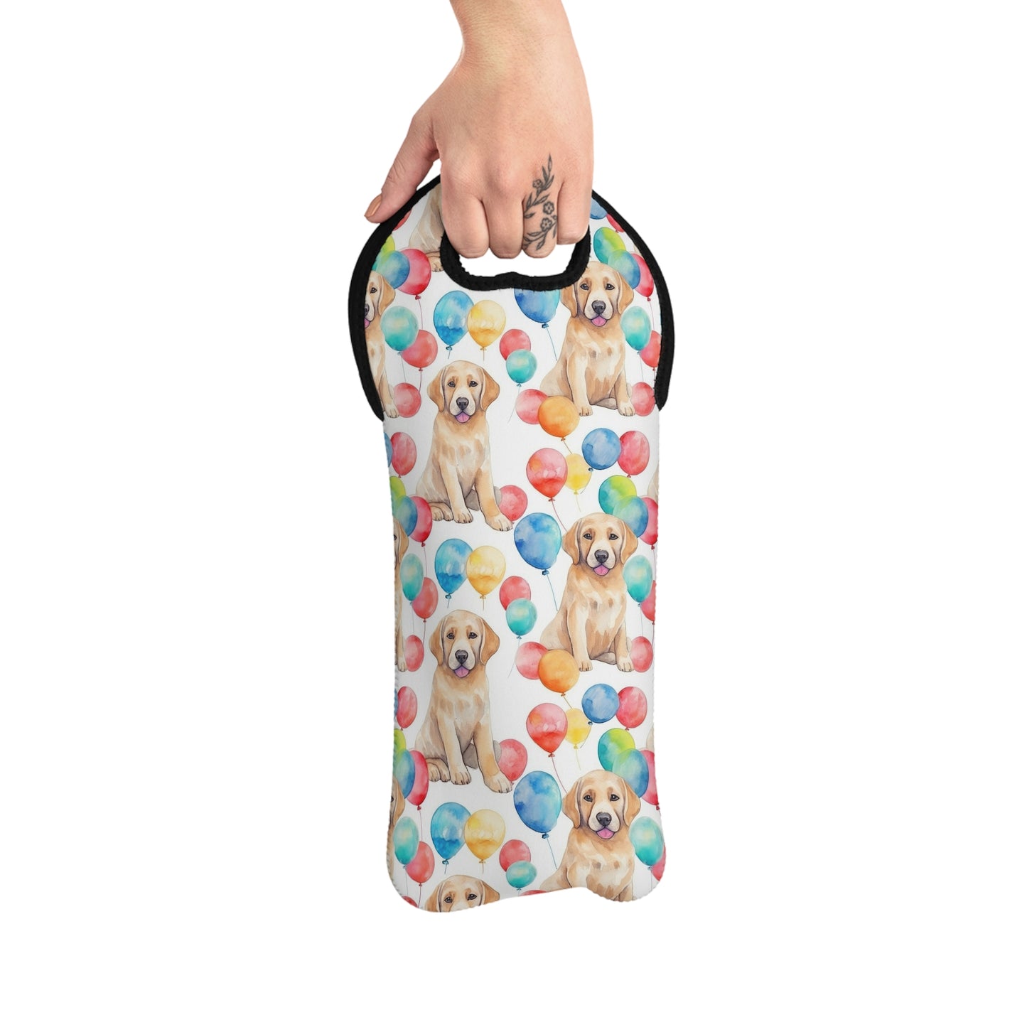 Labrador Retriever Wine Tote Bag