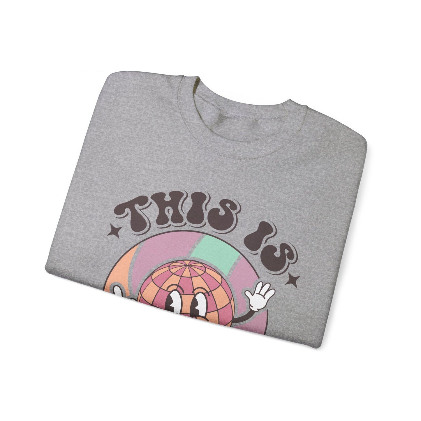 Happy New Year Sweatshirt, Retro New Year Shirt, 2025 Sweatshirt, New Year's Eve Shirt, Holiday Apparel, Trendy New Year 2025 Crewneck, This is My Year