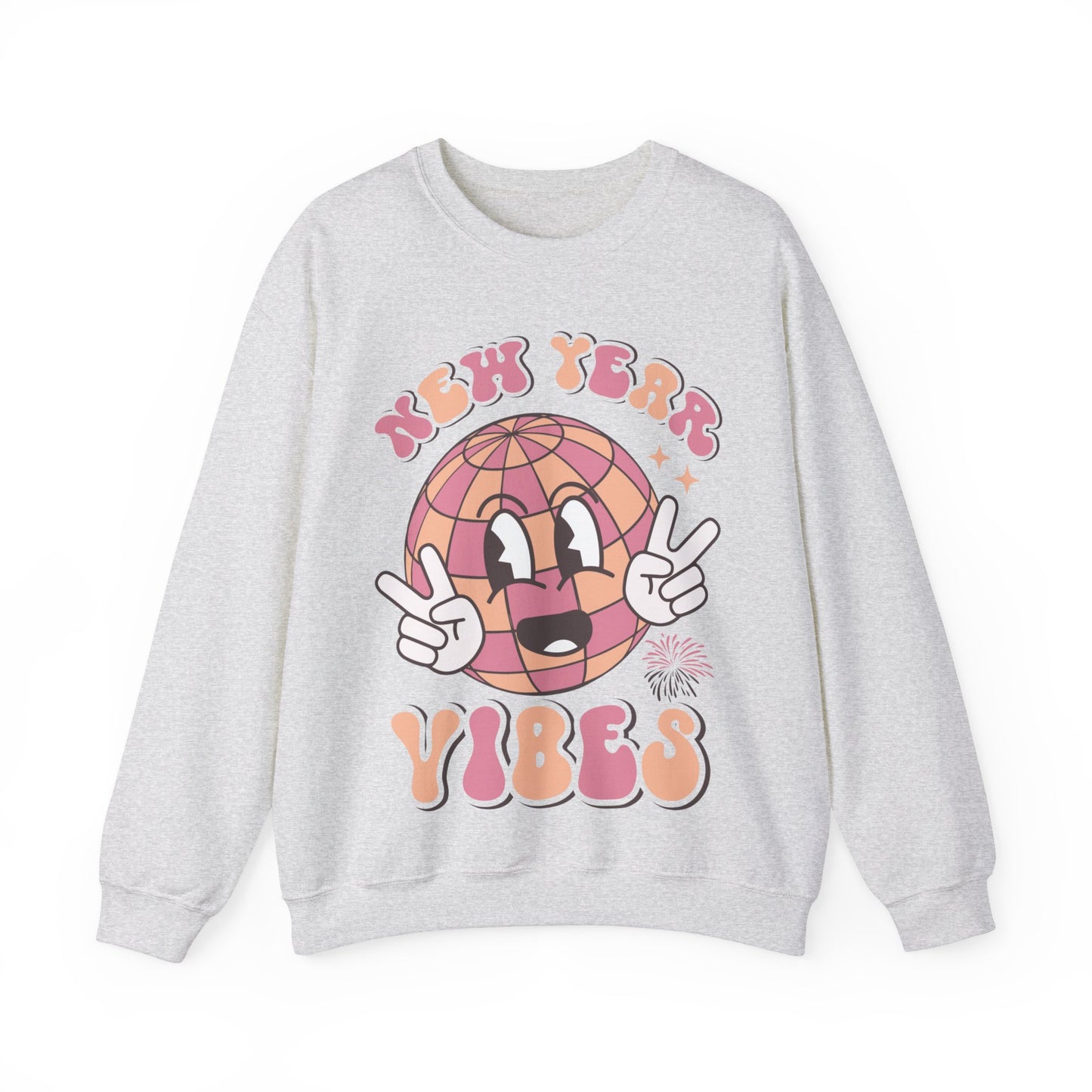 Happy New Year Sweatshirt, Retro New Year Shirt, 2025 Sweatshirt, New Year's Eve Shirt, Holiday Apparel, Trendy New Year 2025 Crewneck, New Year Vibes