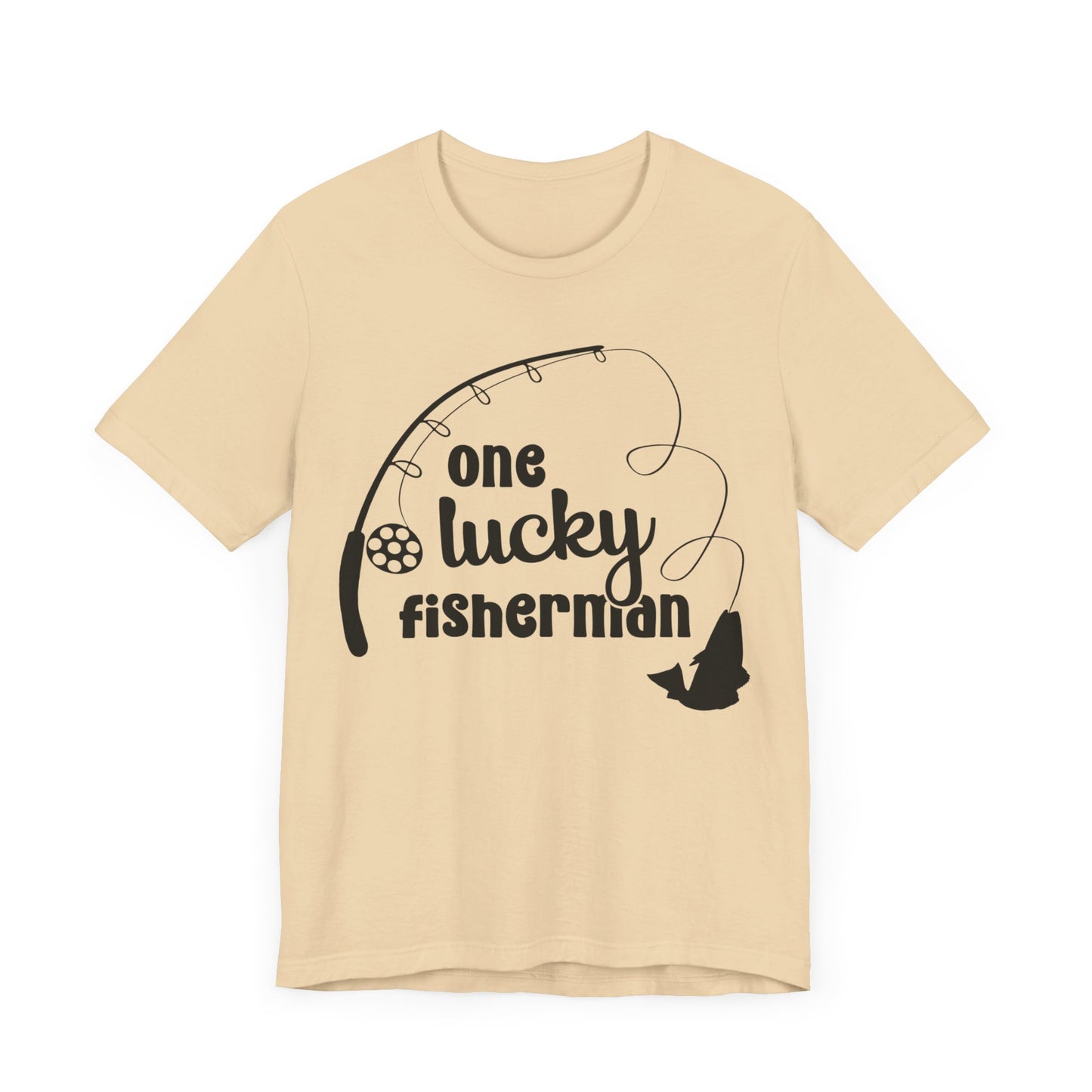 One Lucky Fisherman Unisex Jersey Short Sleeve Tee