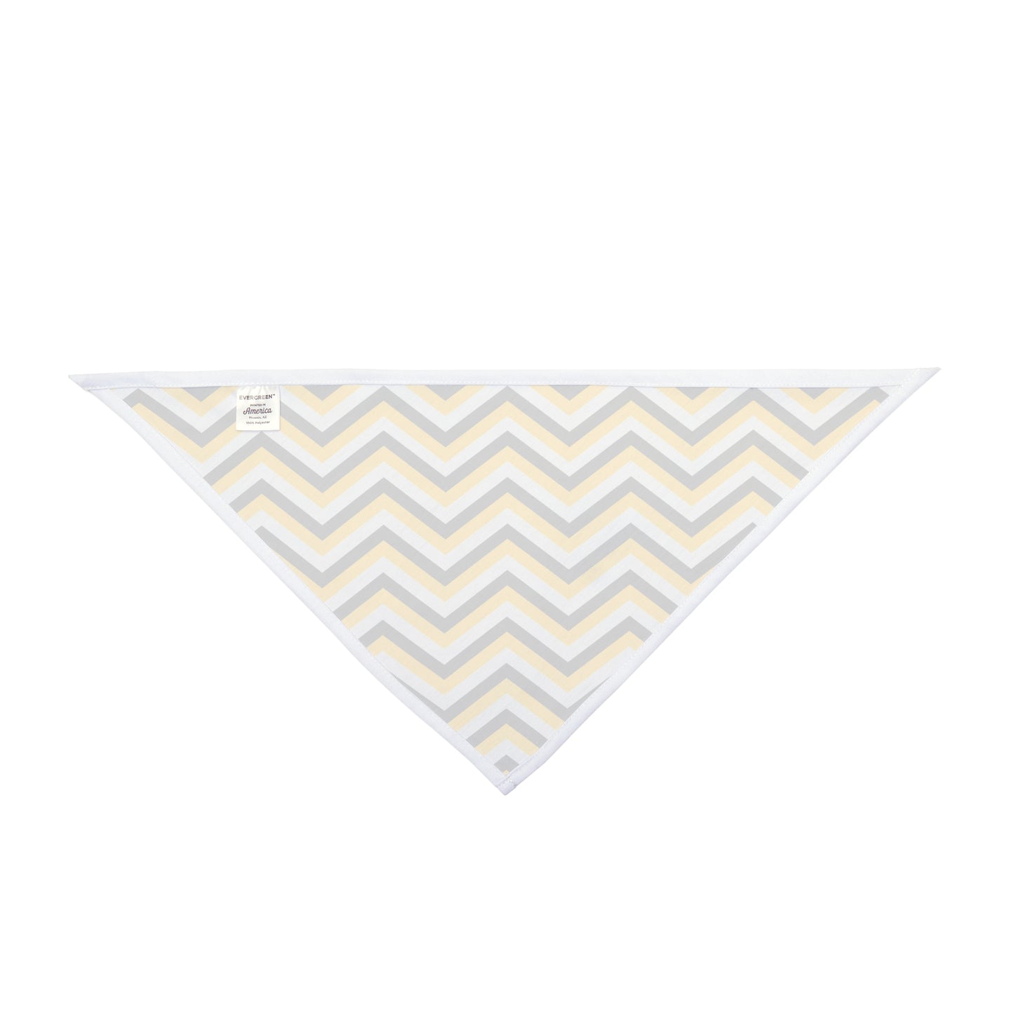 Black & Yellow Abstract Stripes Dog Bandana