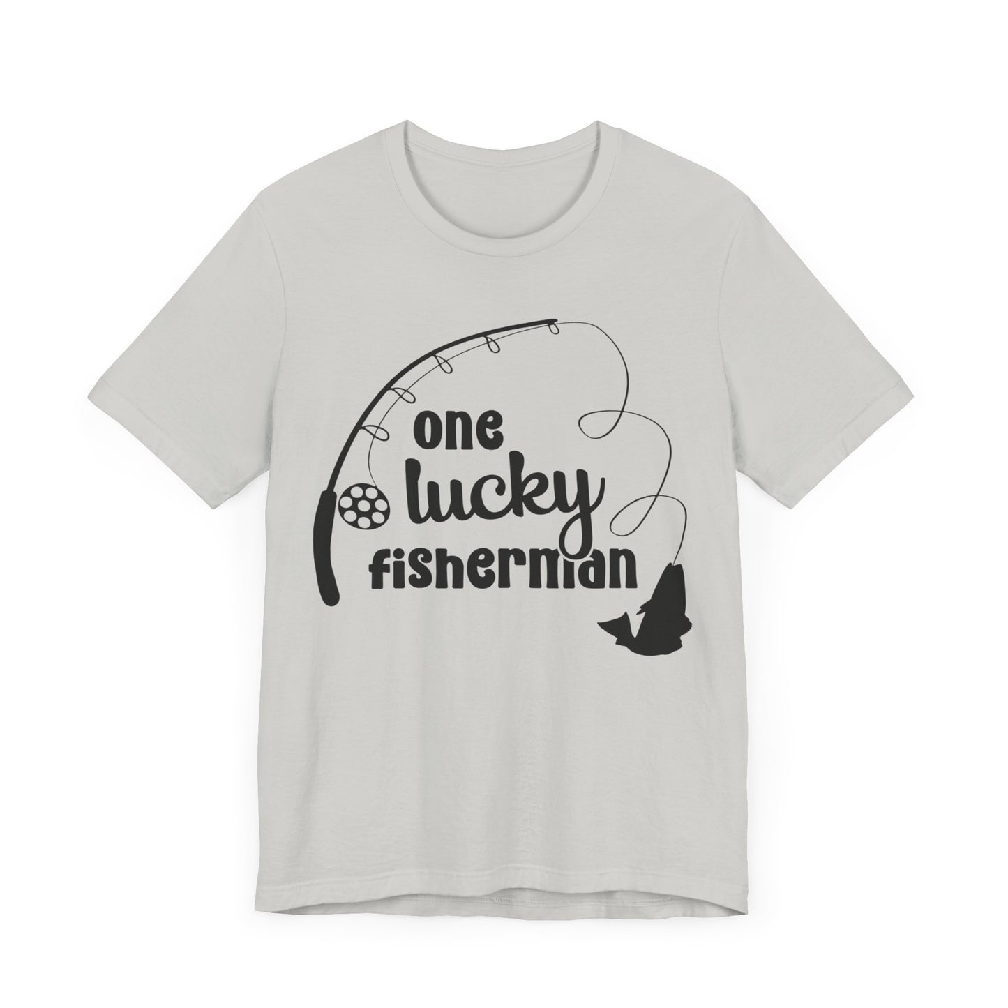 One Lucky Fisherman Unisex Jersey Short Sleeve Tee
