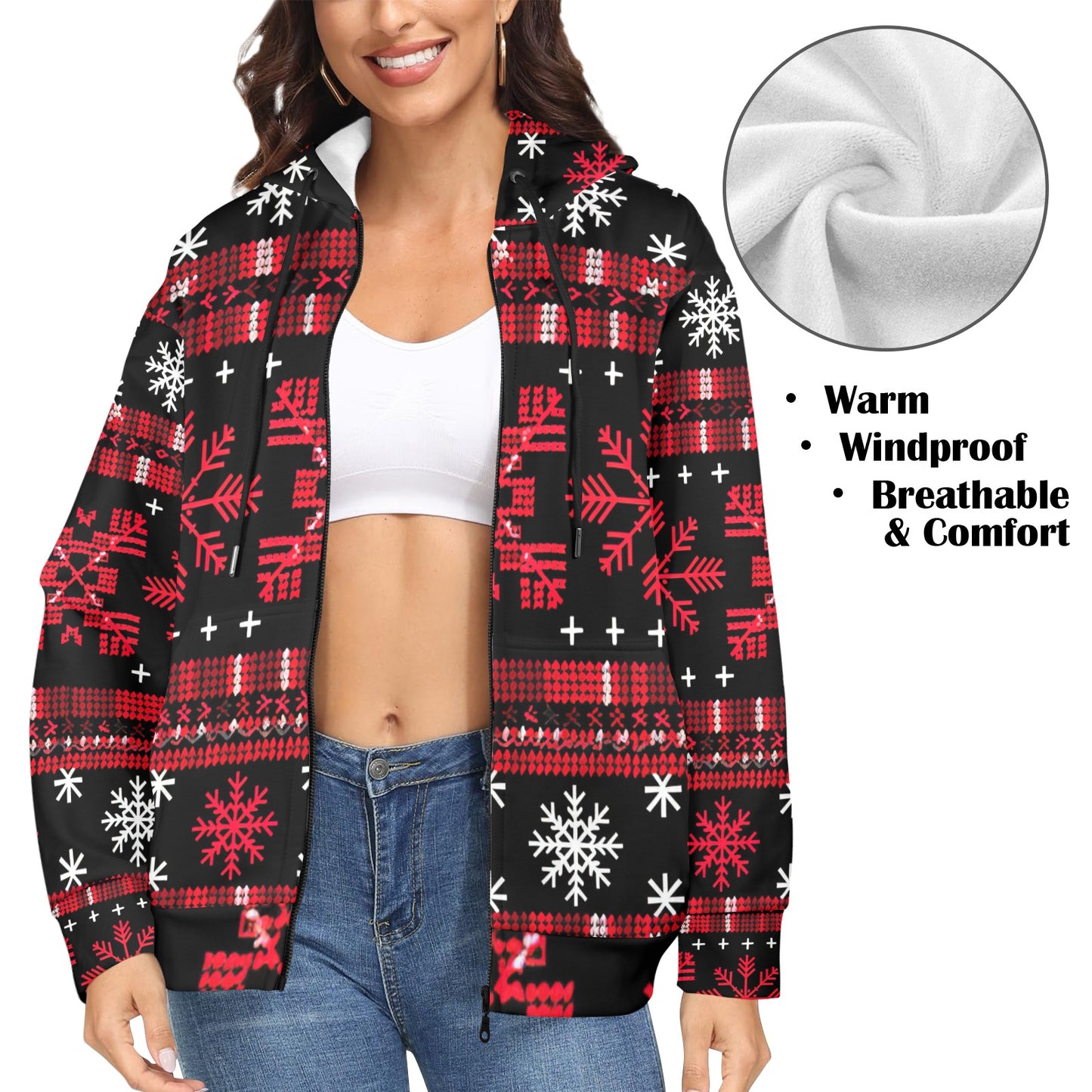 Women's Fleece Full-Zip Hoodie