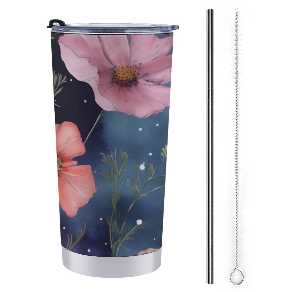Cosmos Travel Mug, Cosmos Birth Month Travel Mug, Birth Month travel Mug, October Birth Month, Travel Coffee Mug 20 Oz