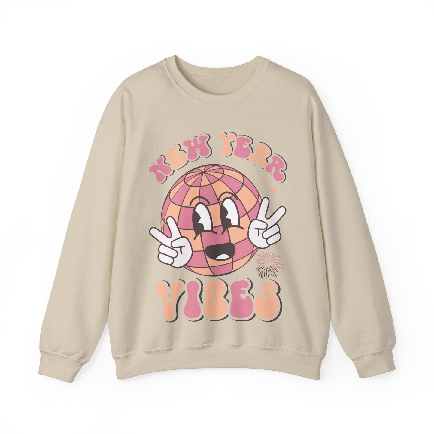 Happy New Year Sweatshirt, Retro New Year Shirt, 2025 Sweatshirt, New Year's Eve Shirt, Holiday Apparel, Trendy New Year 2025 Crewneck, New Year Vibes