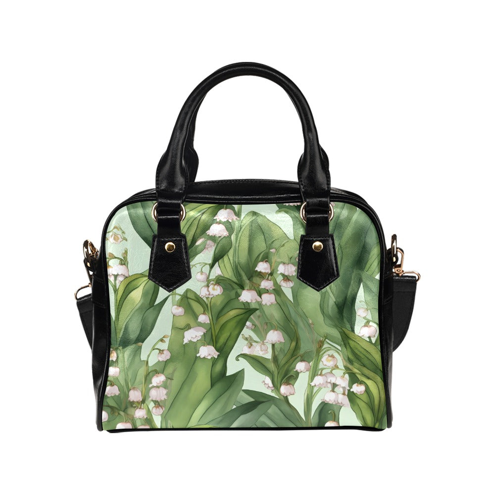 Lily of the Valley Print Bag, lily of the Valley Birth Month Handbag, Birth Month Bag, May Birth Month Bag, Shoulder Handbag